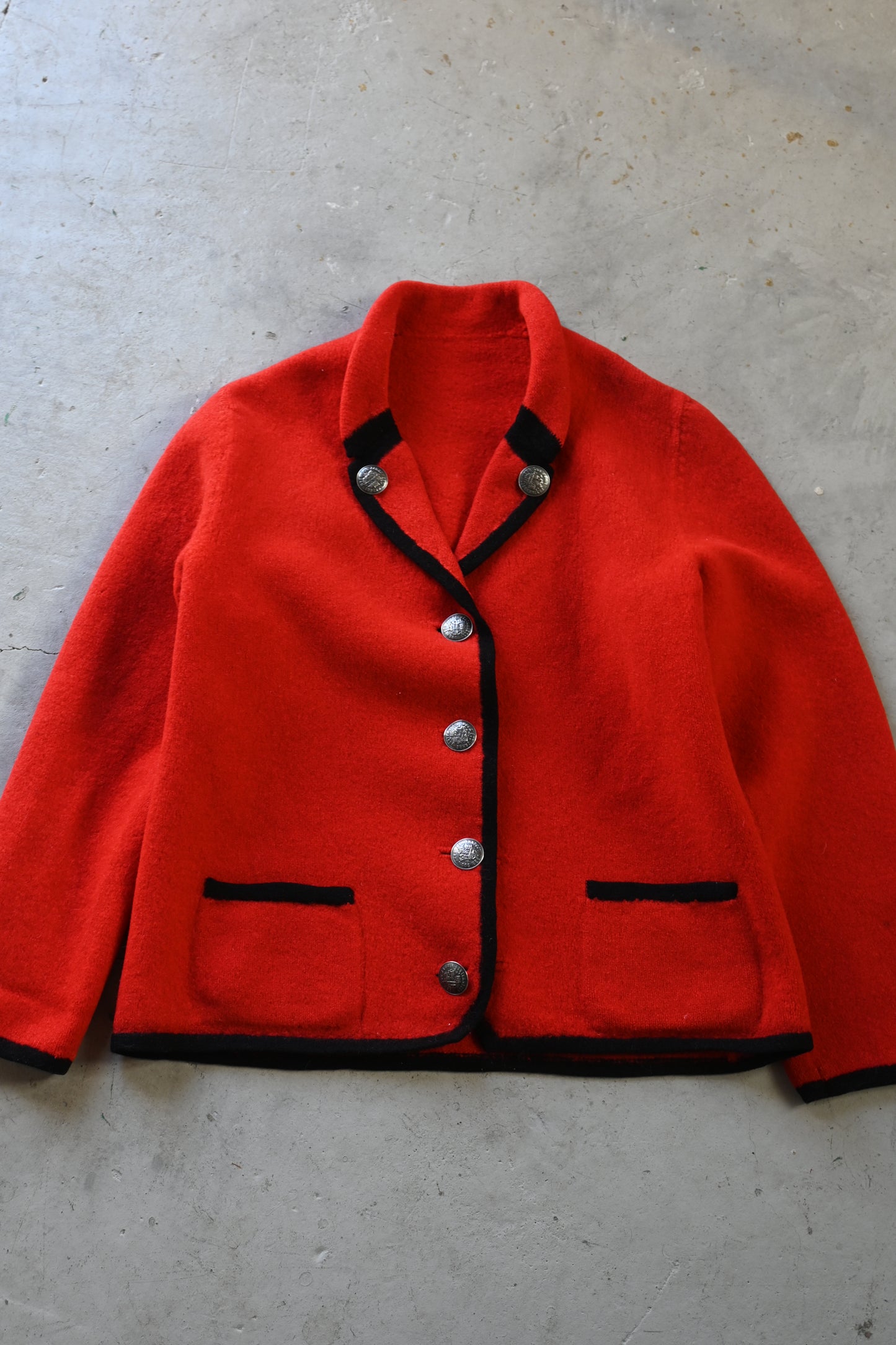 60's-70's "Orig Dachstein"Wool jacket/RED