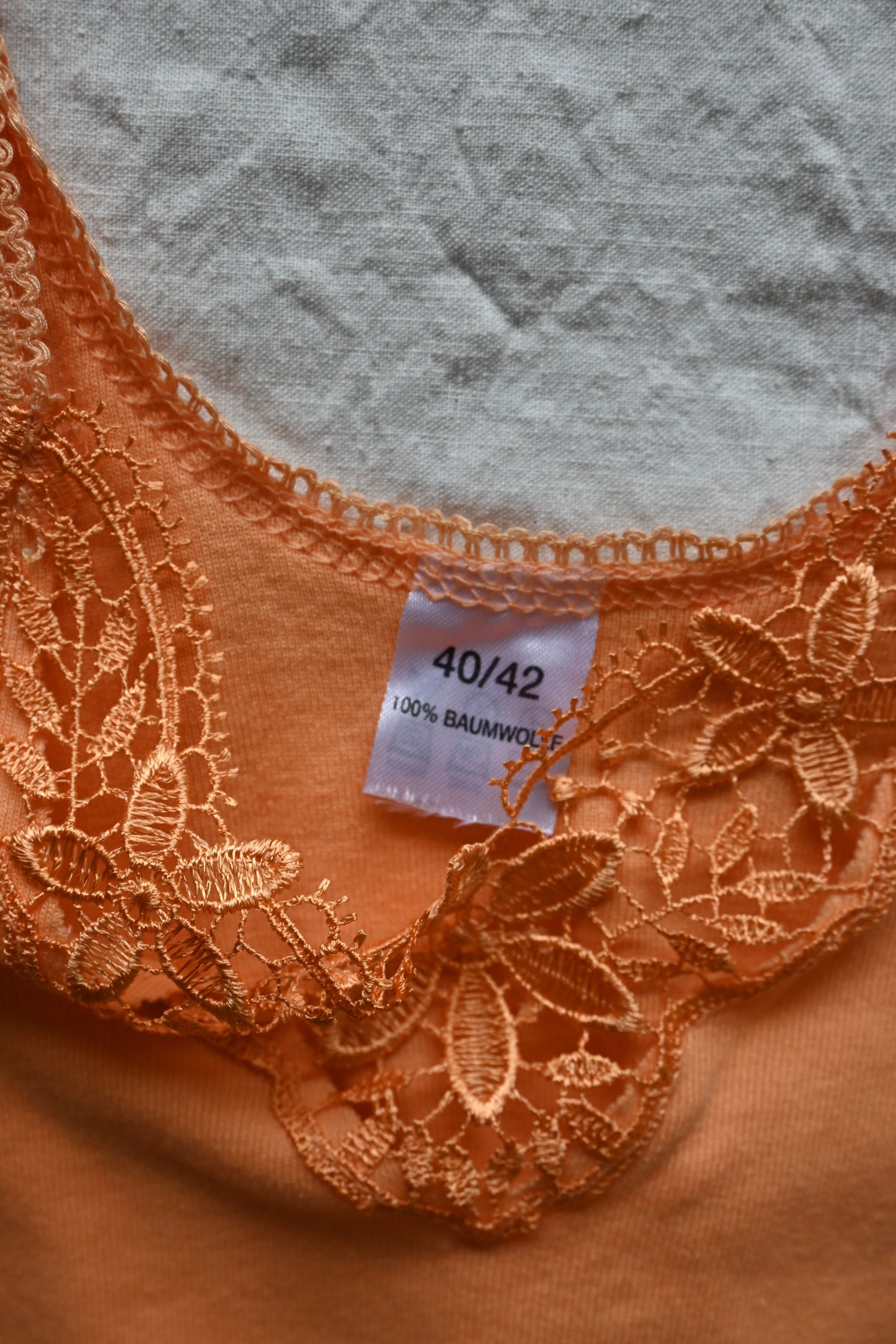 EURO Cotton underwear top/ORANGE