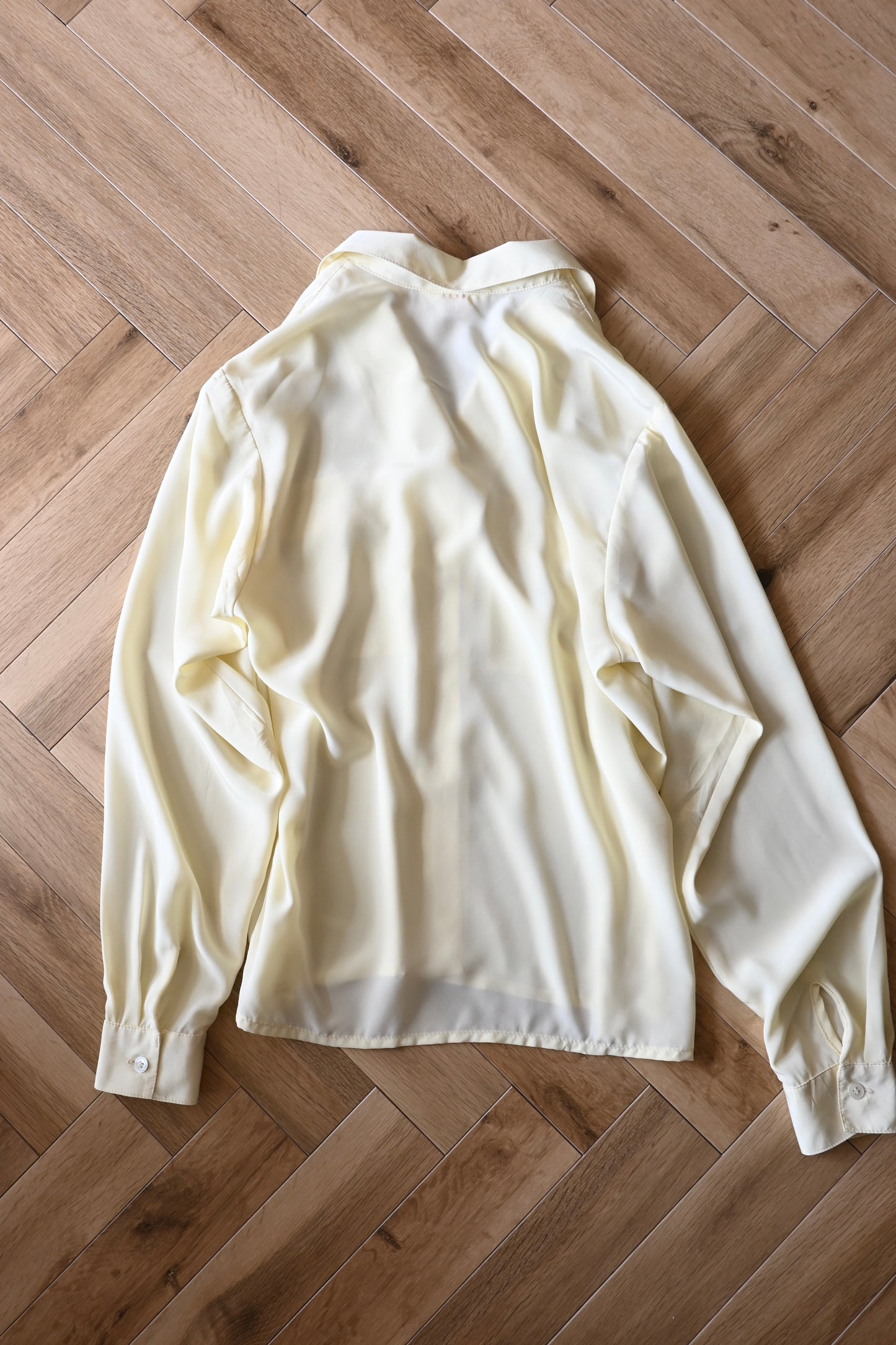 Shirt blouse/YELLOW