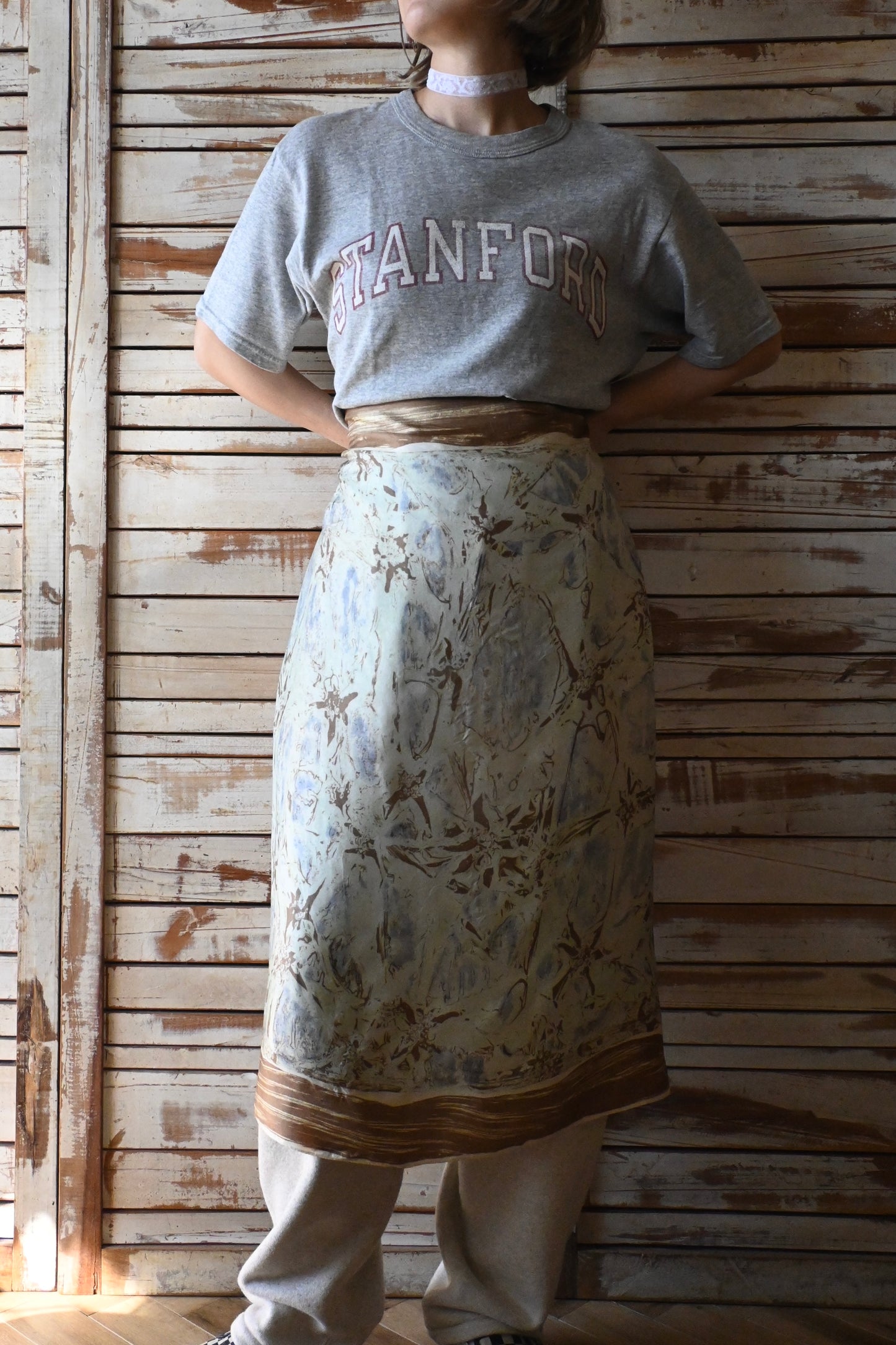 Vintage Scarf/BROWN