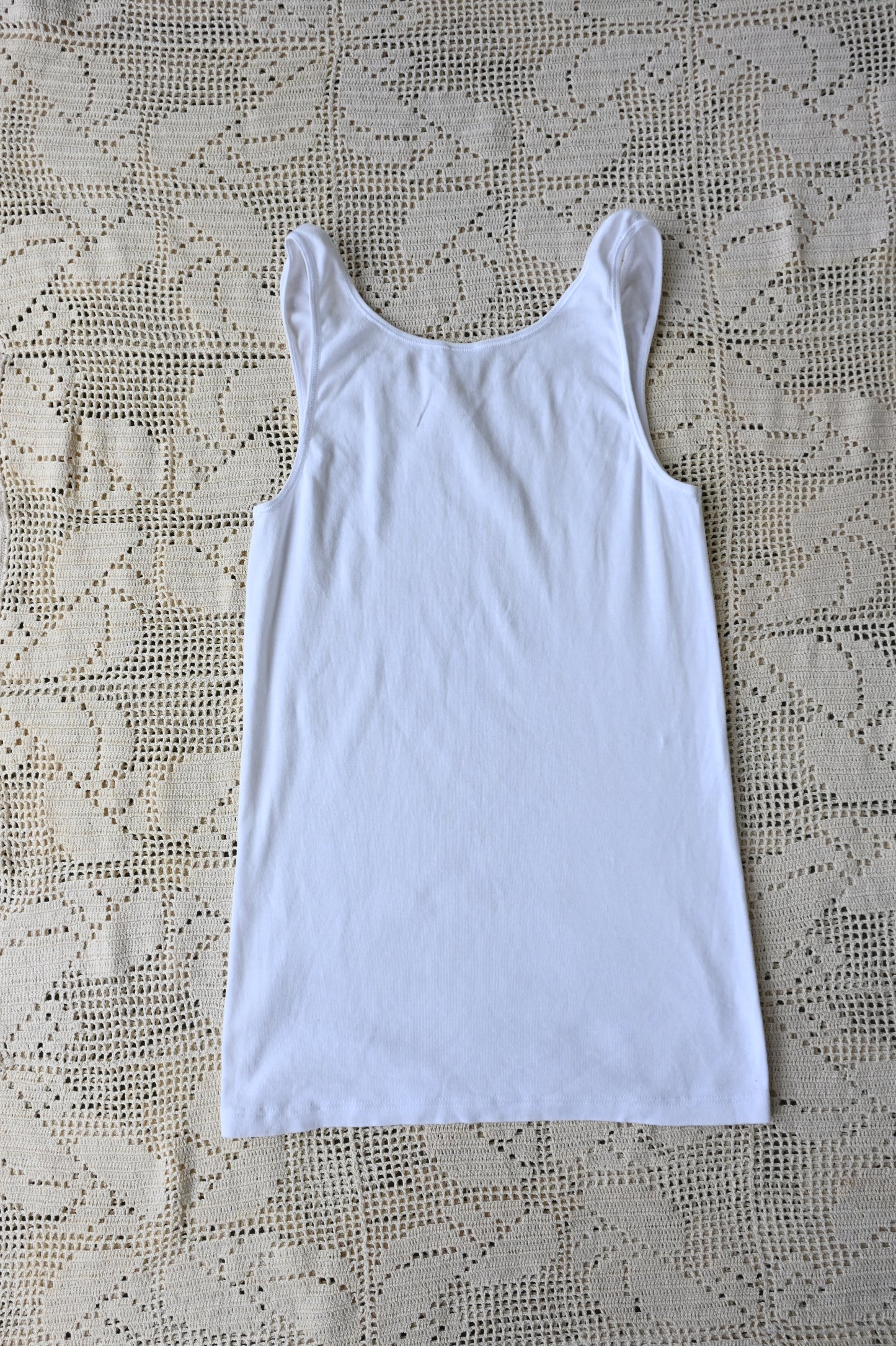 EURO Cotton underwear top/WHITE