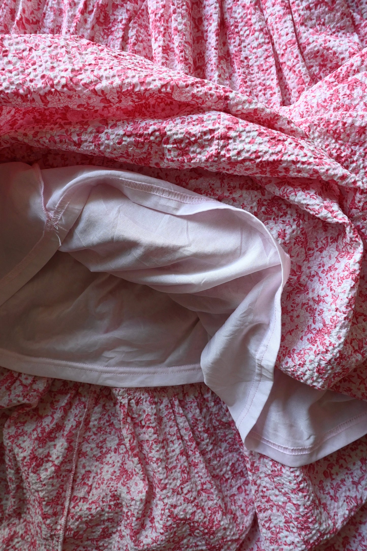 Flower pattern dress/PINK