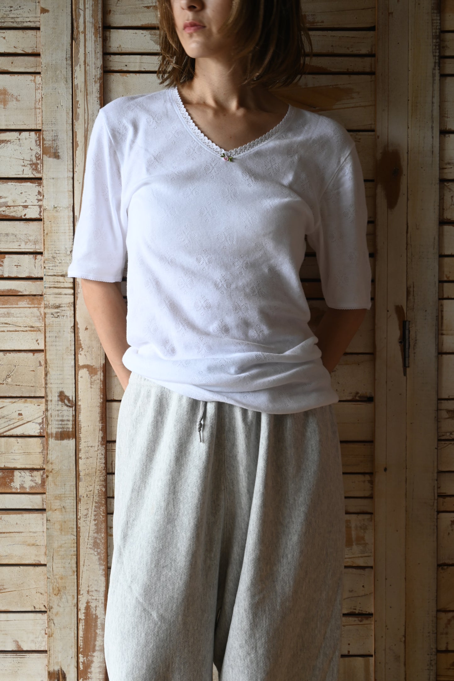 EURO Underwear tee/WHITE