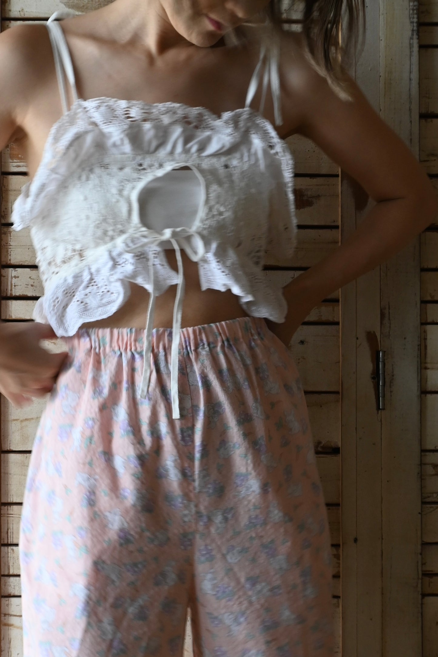Rabbit Bunny Cotton Pants/PINK