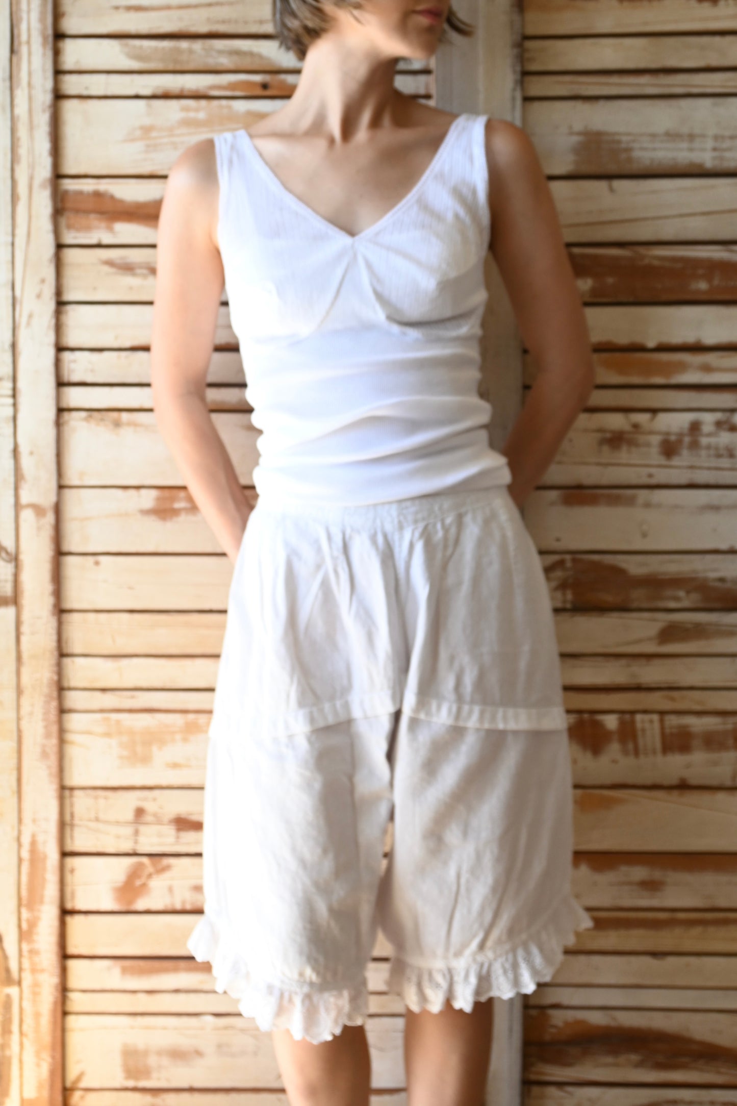 EURO Cotton lace camisole