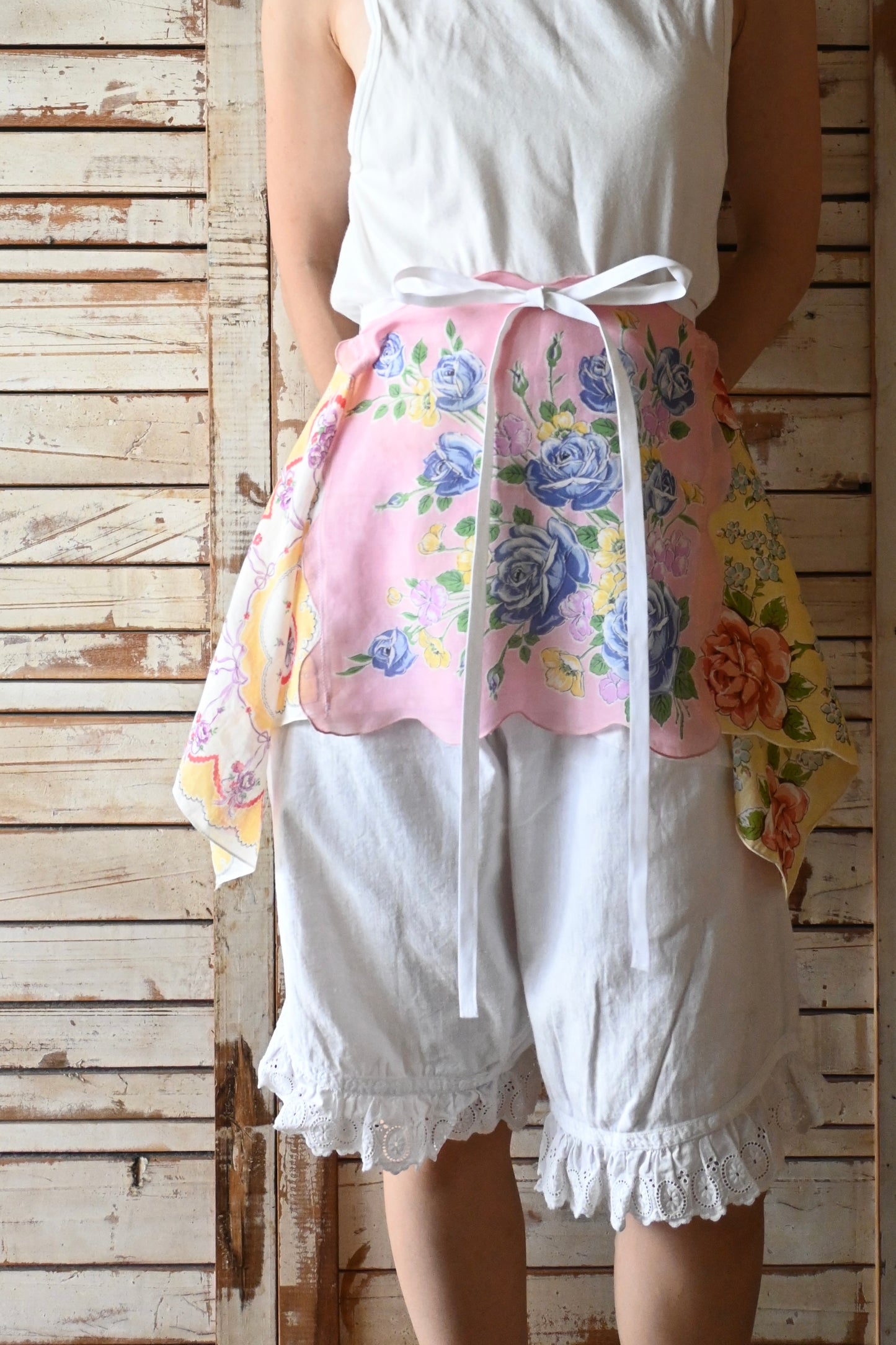 Flower handkerchief camisole/PONMOSIR