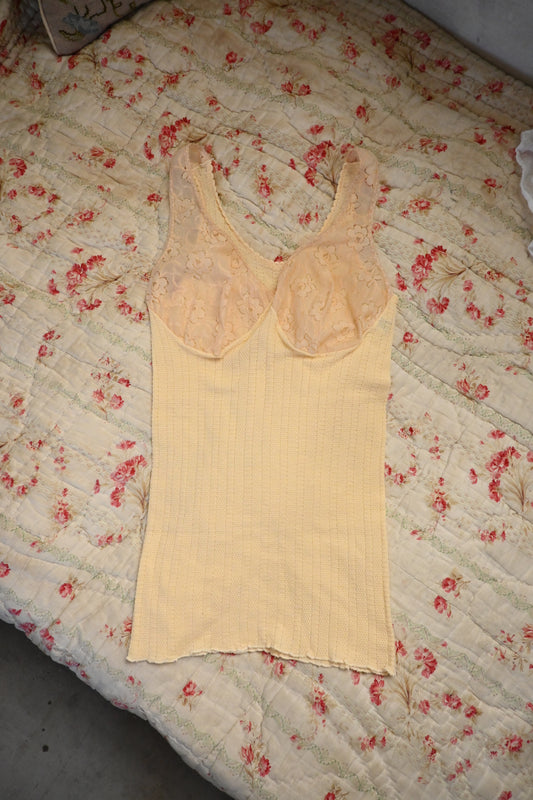 50's EURO Lace camisole/BEIGE