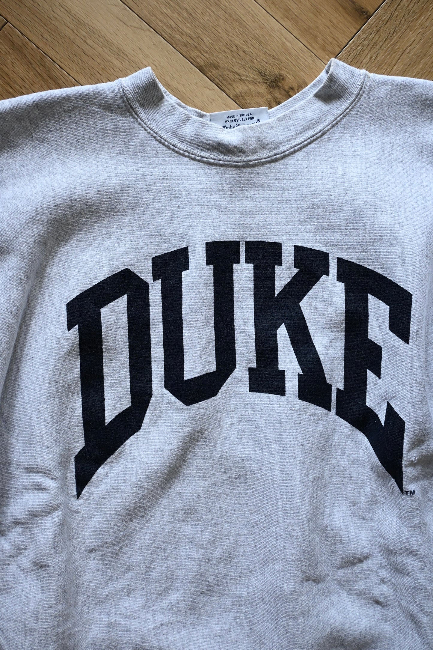 90's Duke university sweat shirt/GREY