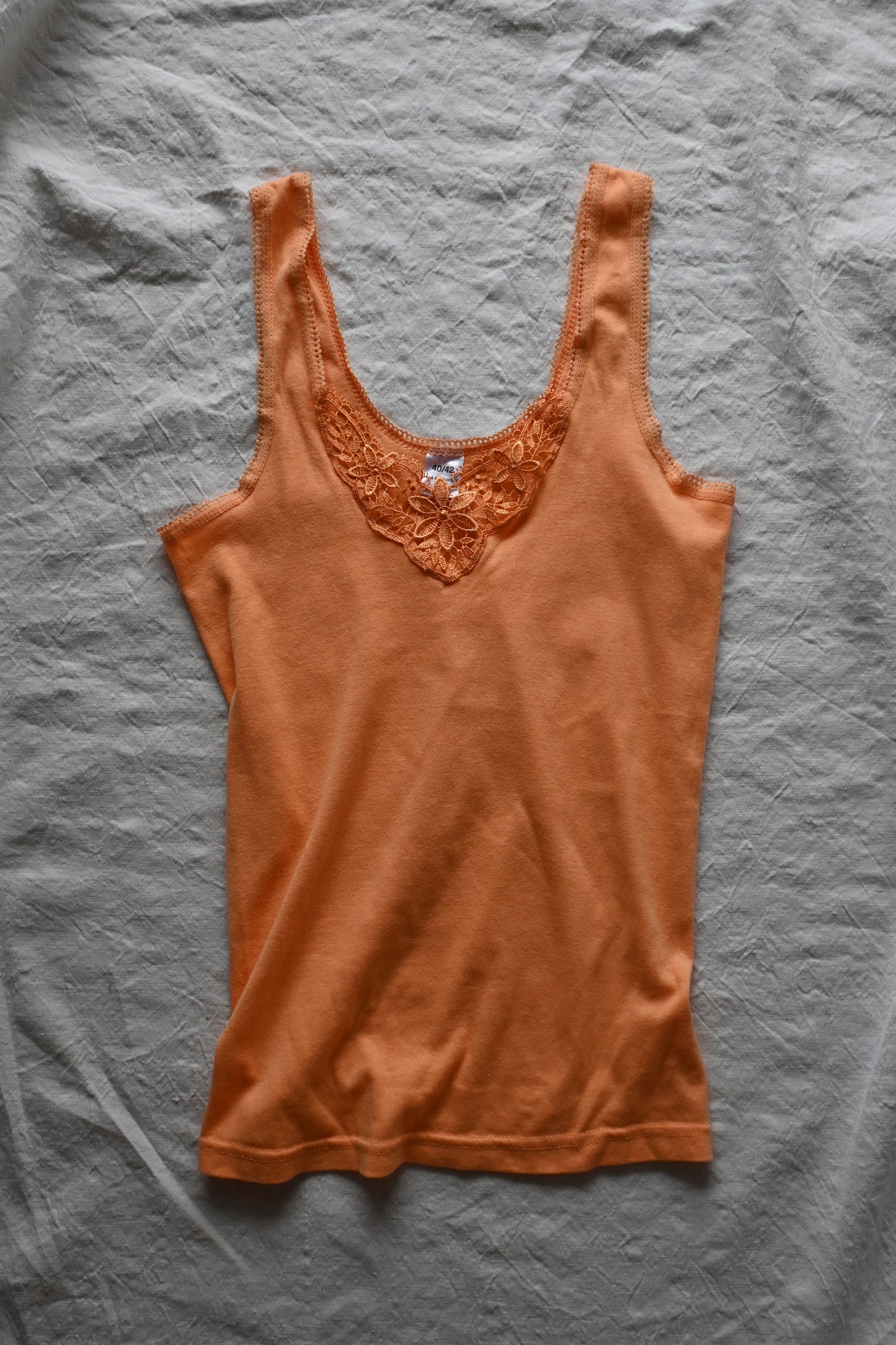 EURO Cotton underwear top/ORANGE