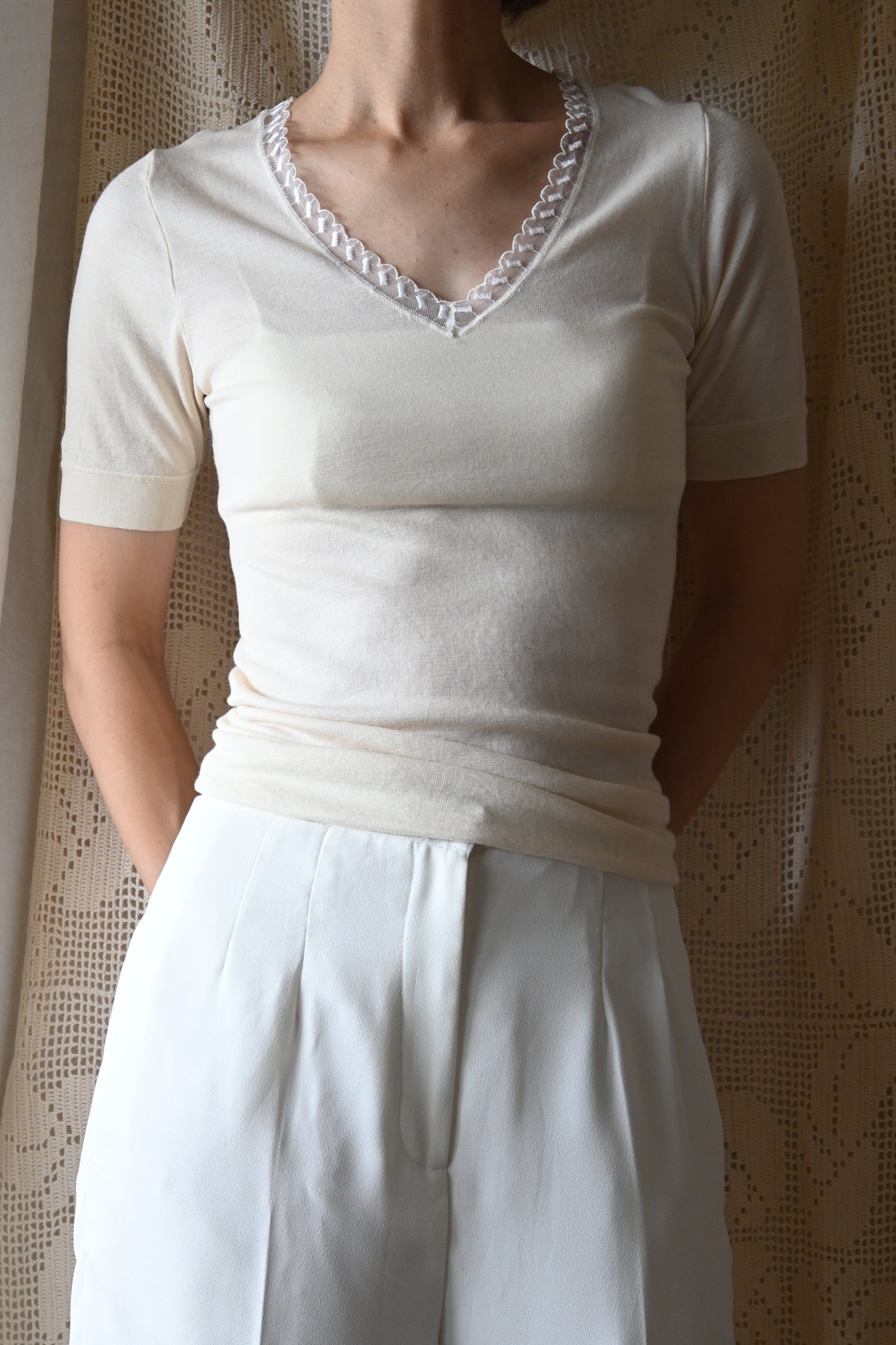 German Underwear top/IVORY