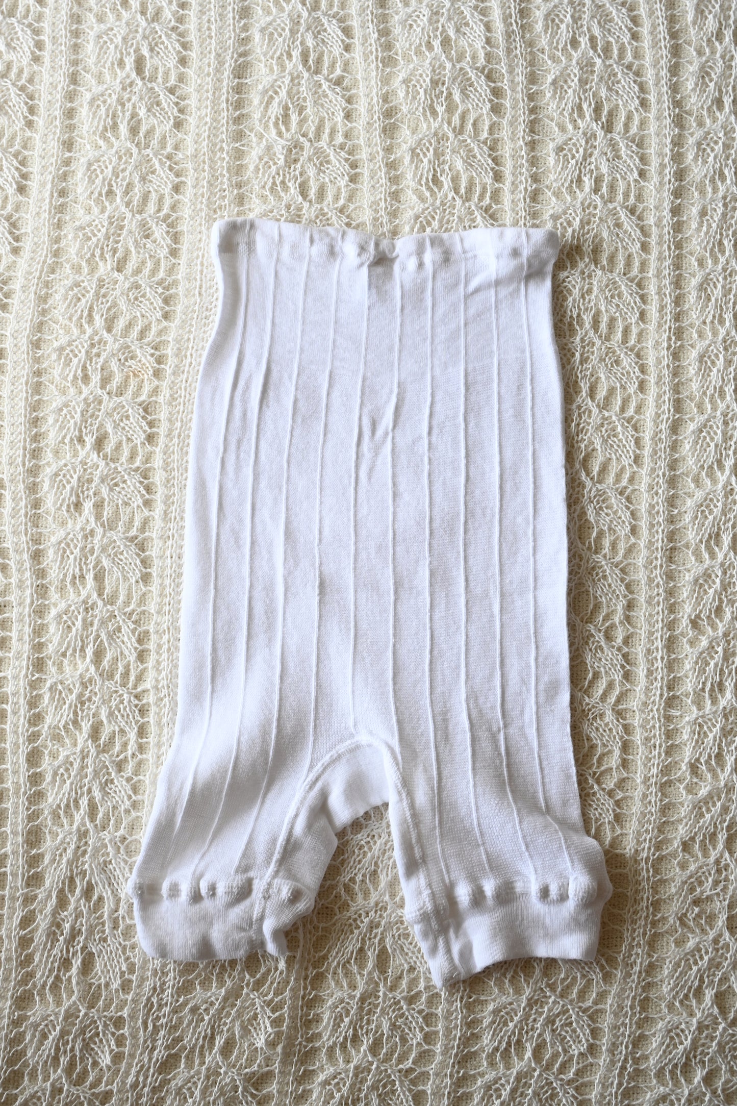 EURO/DEADSTOCK underwear rib shorts/WHITE
