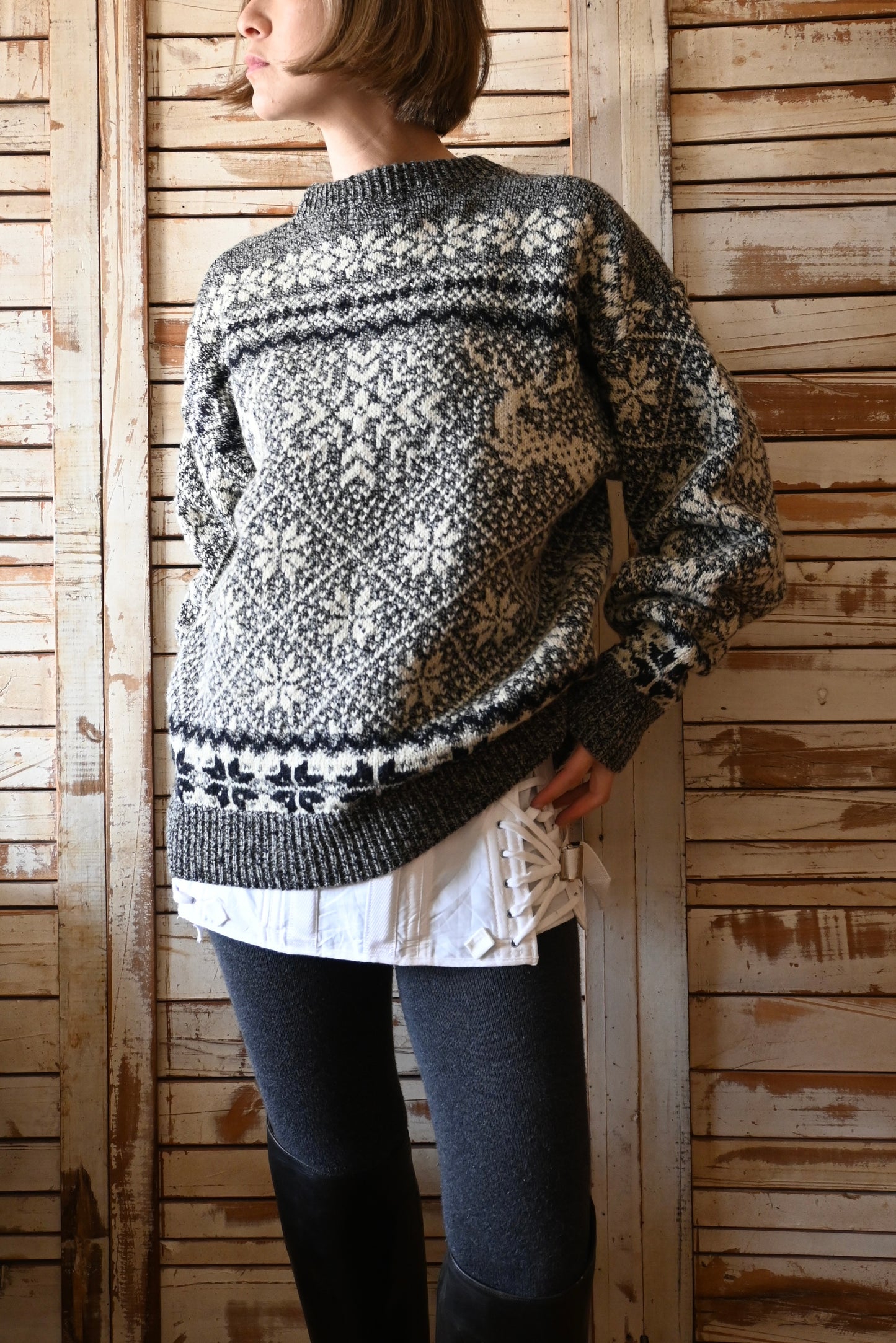 Nordic knit sweater