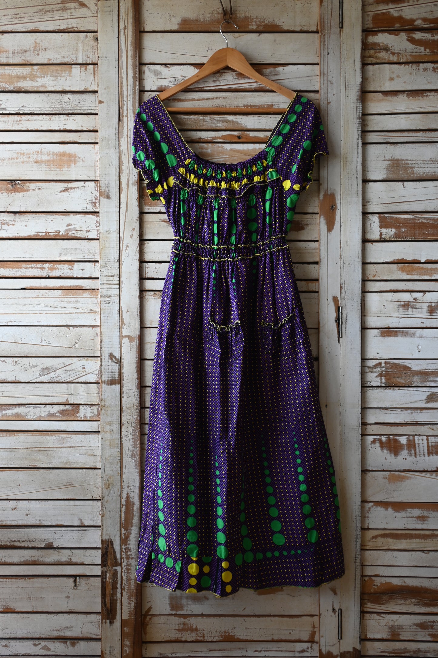 African printed dress