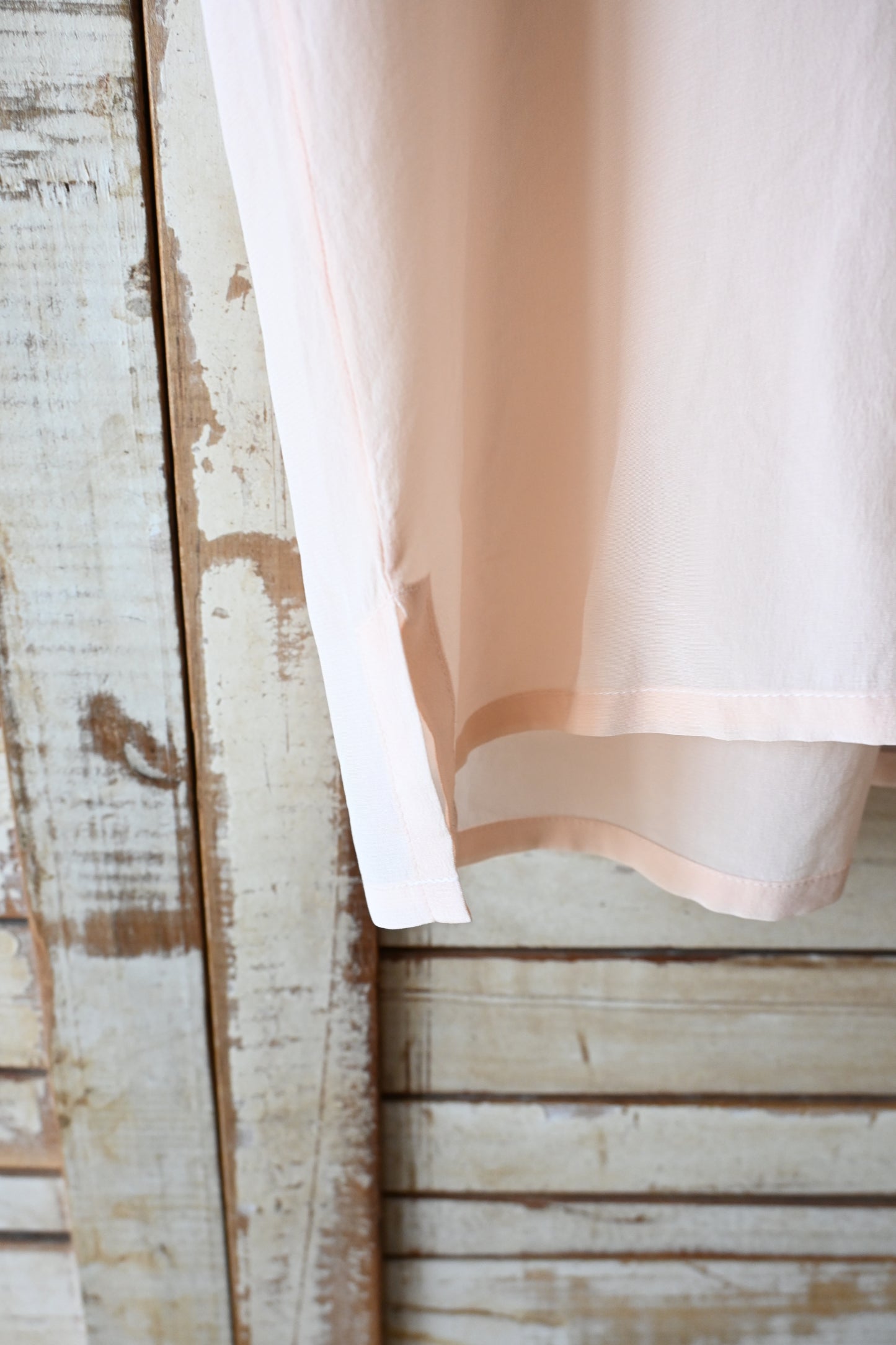Silk blouse/SALMON PINK