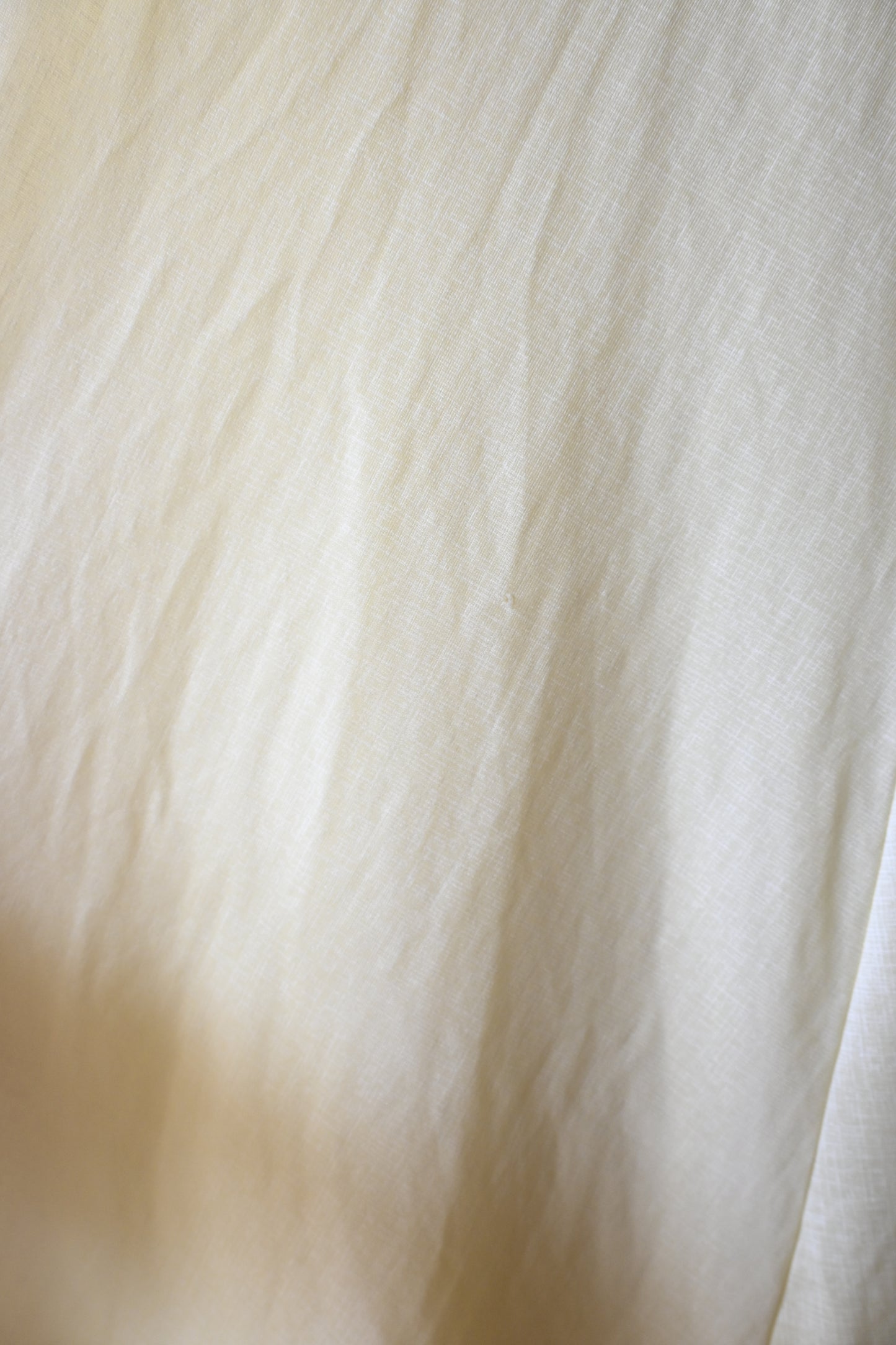 Sleeveless sheer dress/YELLOW