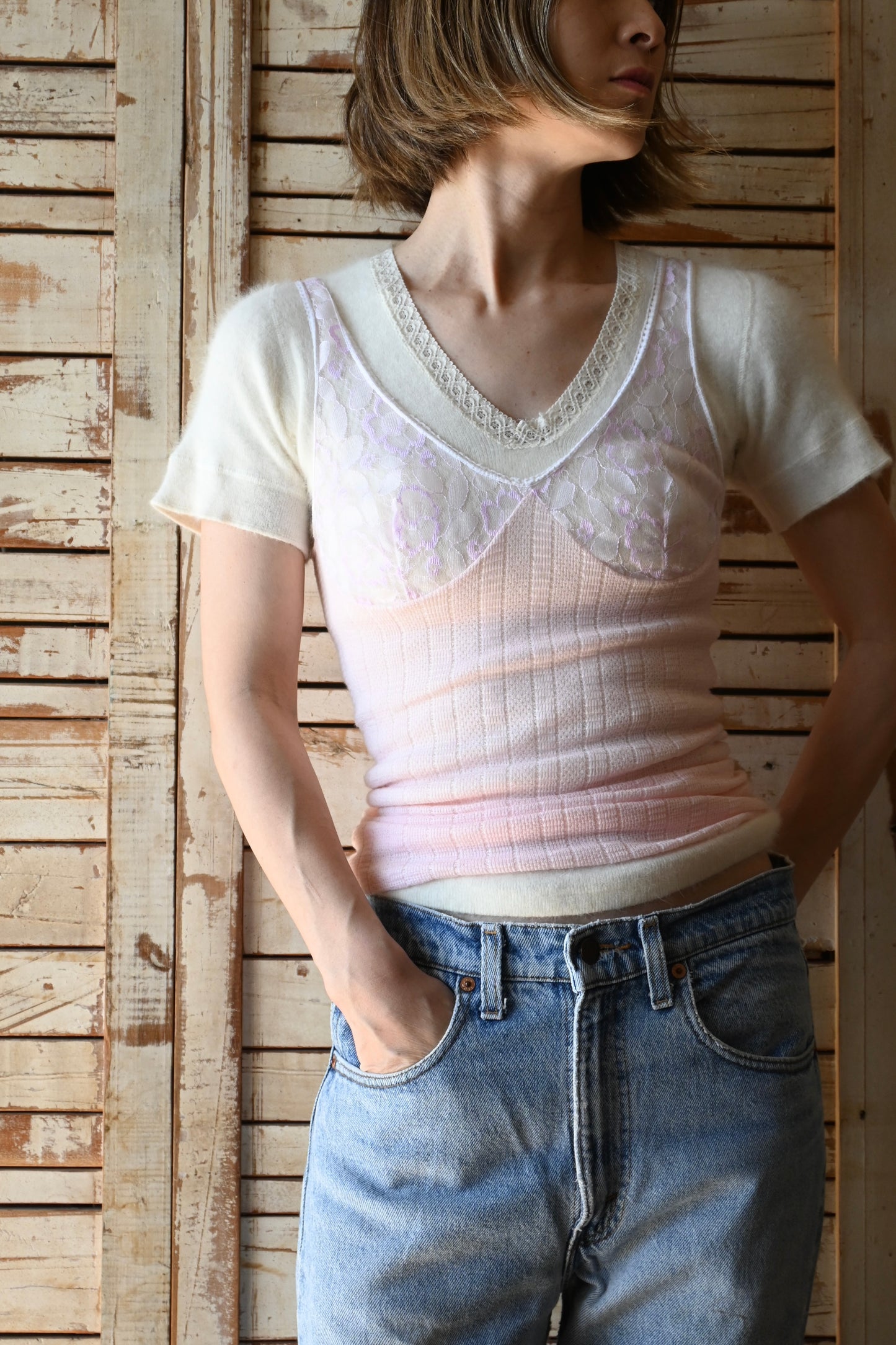German underwear angora top