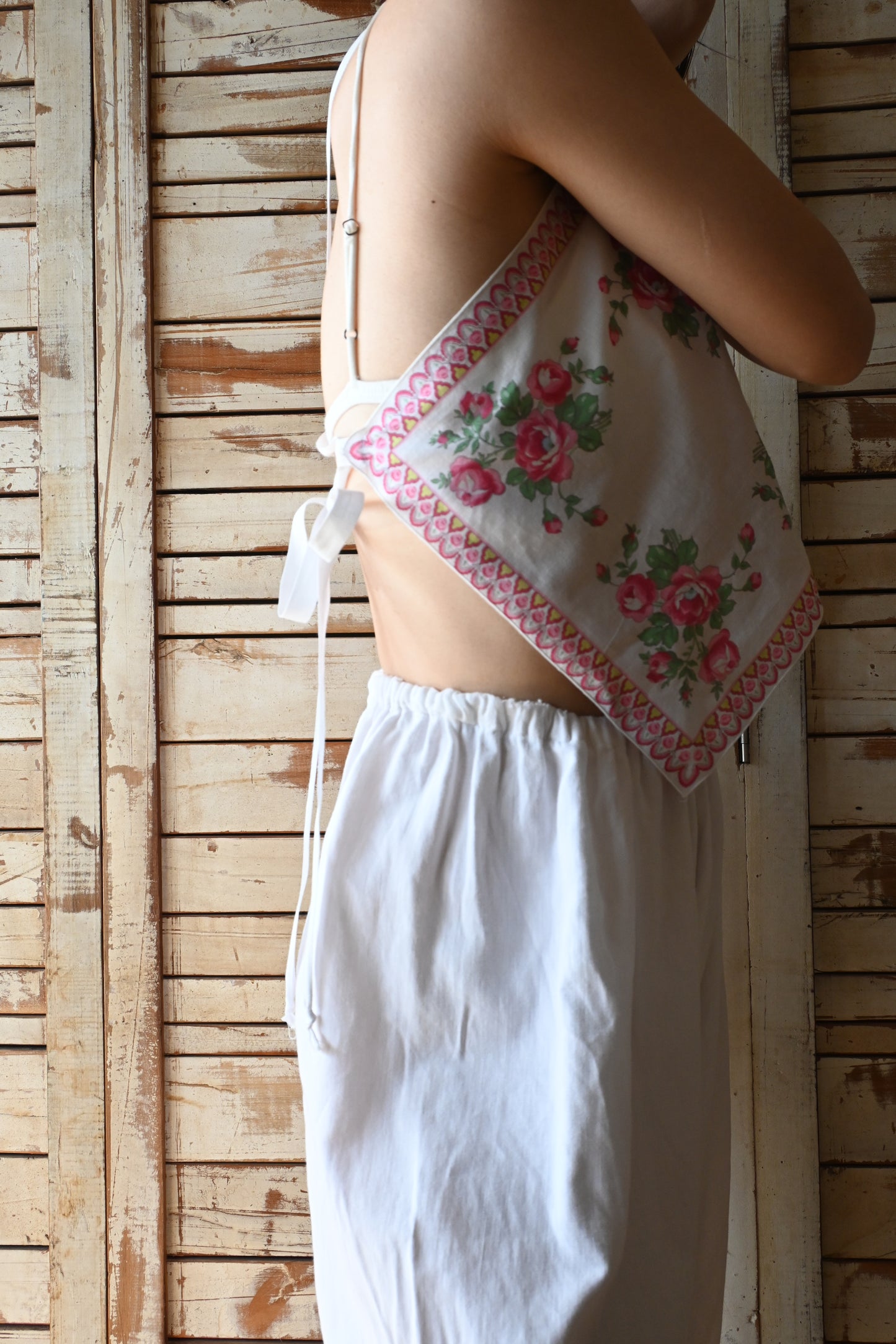 Flower handkerchief camisole/PONMOSIR