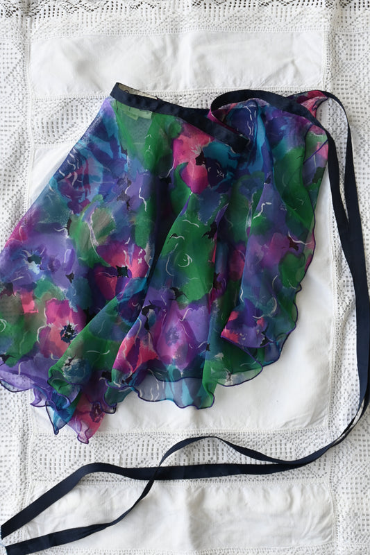 Floral sheer wrap