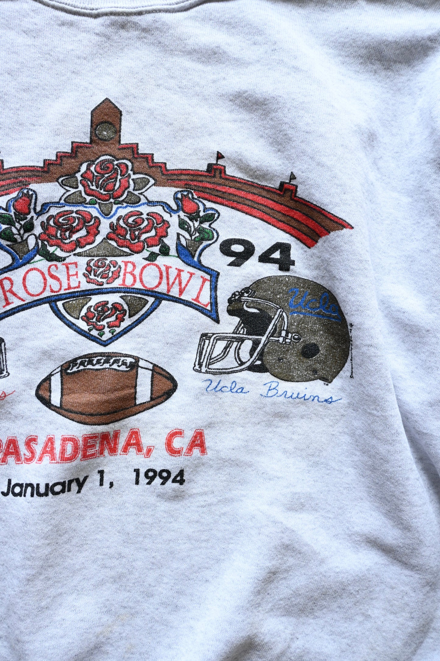90's Rosebowl sweat shirt/GREY