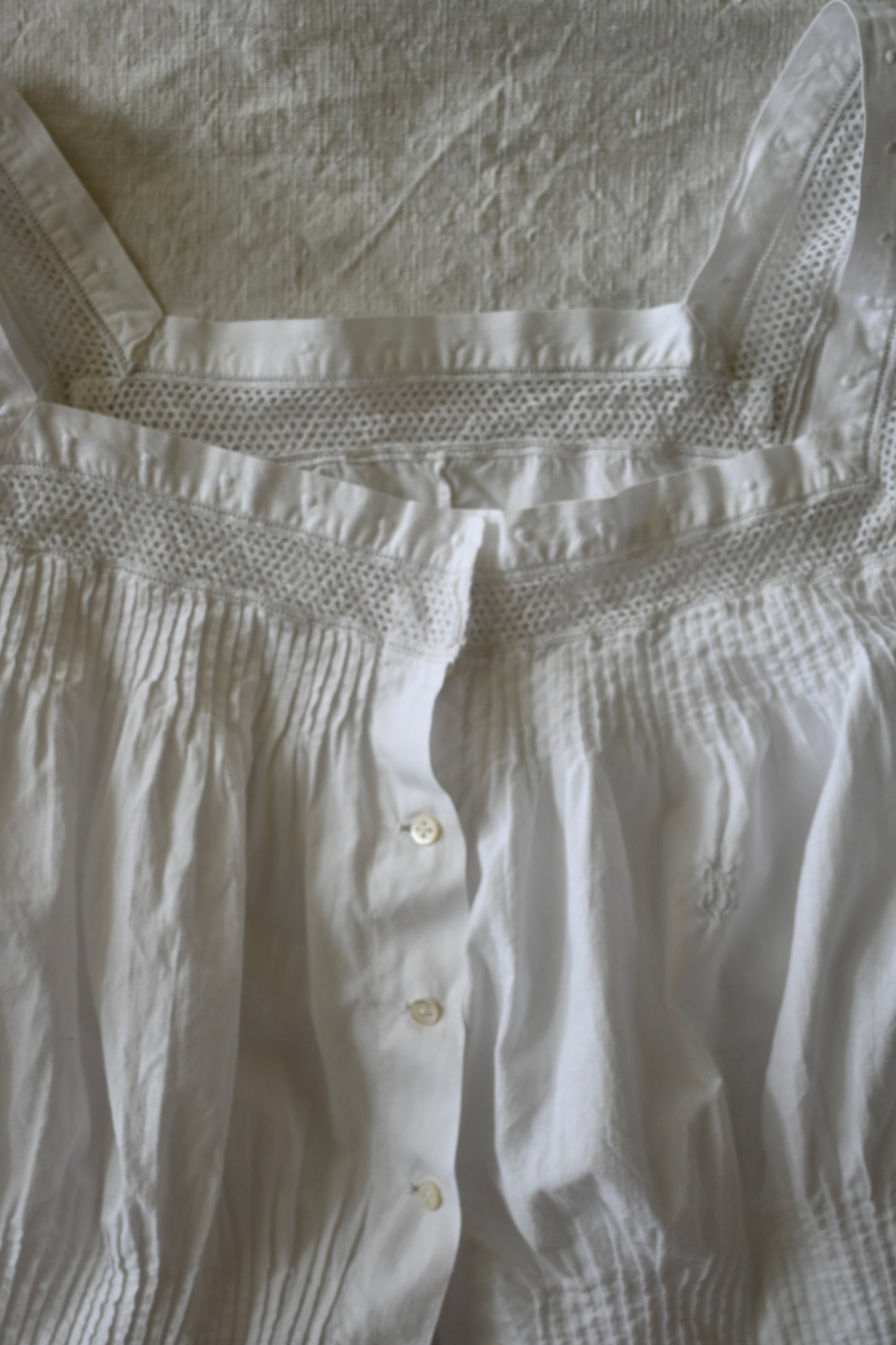 Corset cover/White