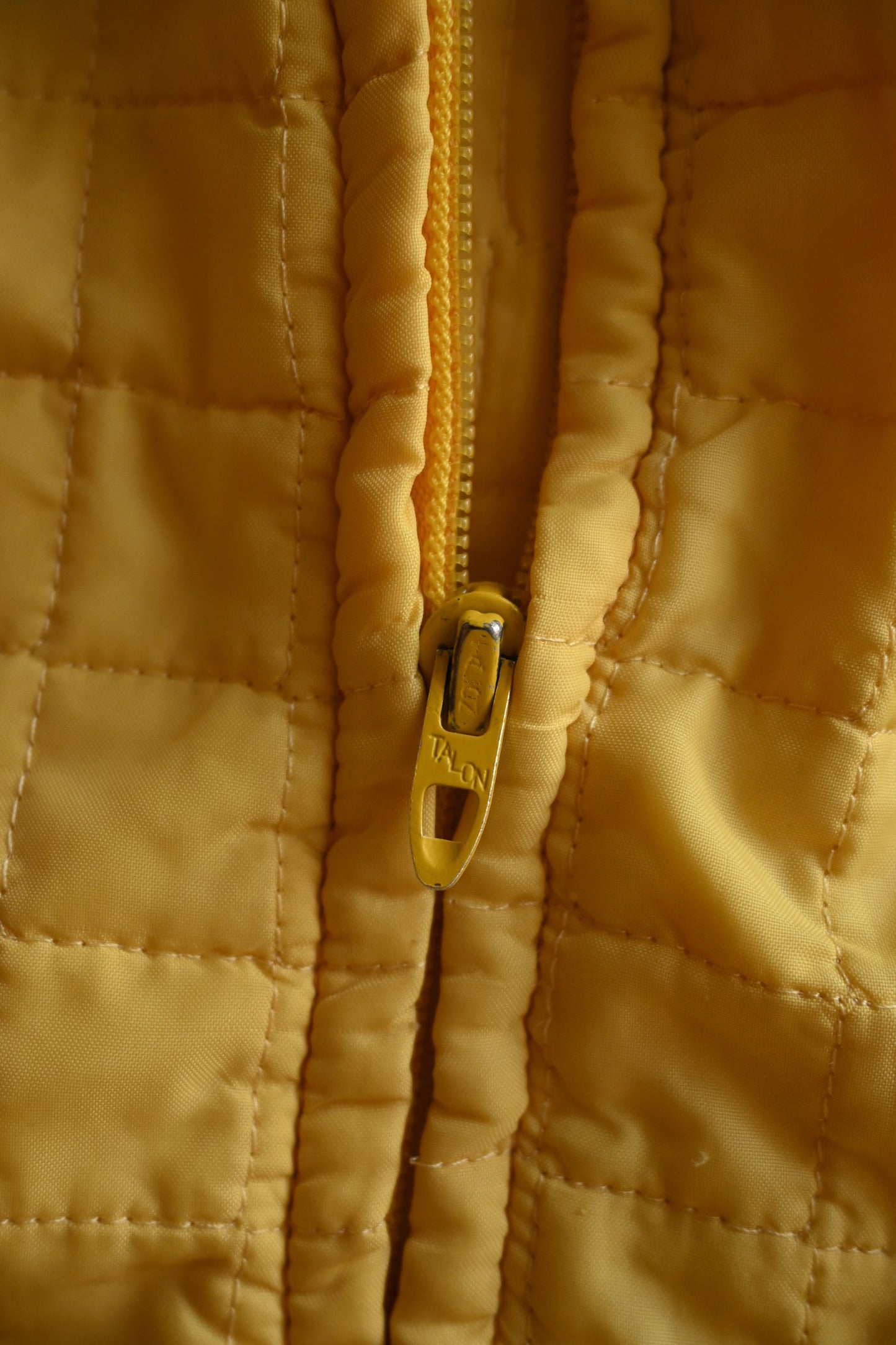 70's Quilting jacket/YELLOW