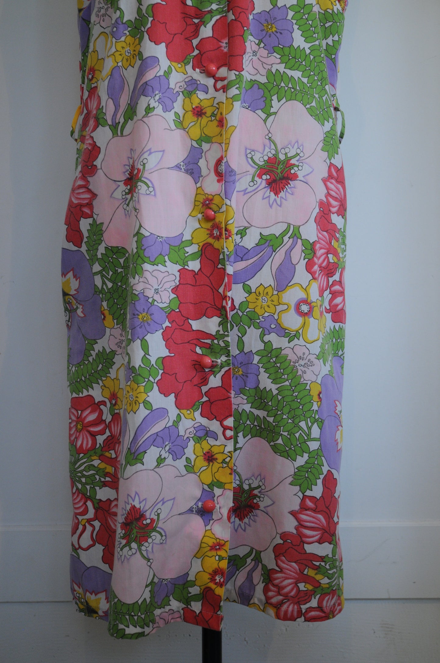 70's N/S flower dress/MULTI