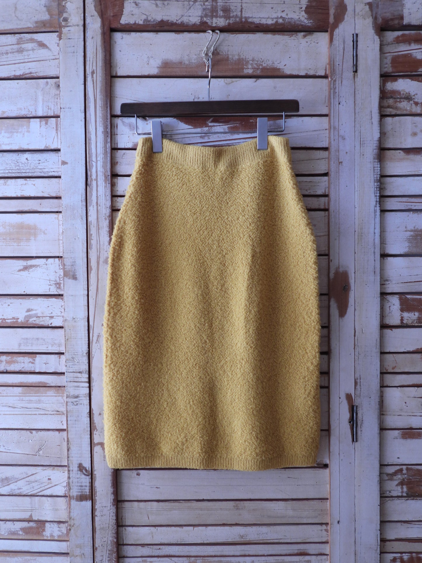 PRADA Knit skirt/MUSTARD