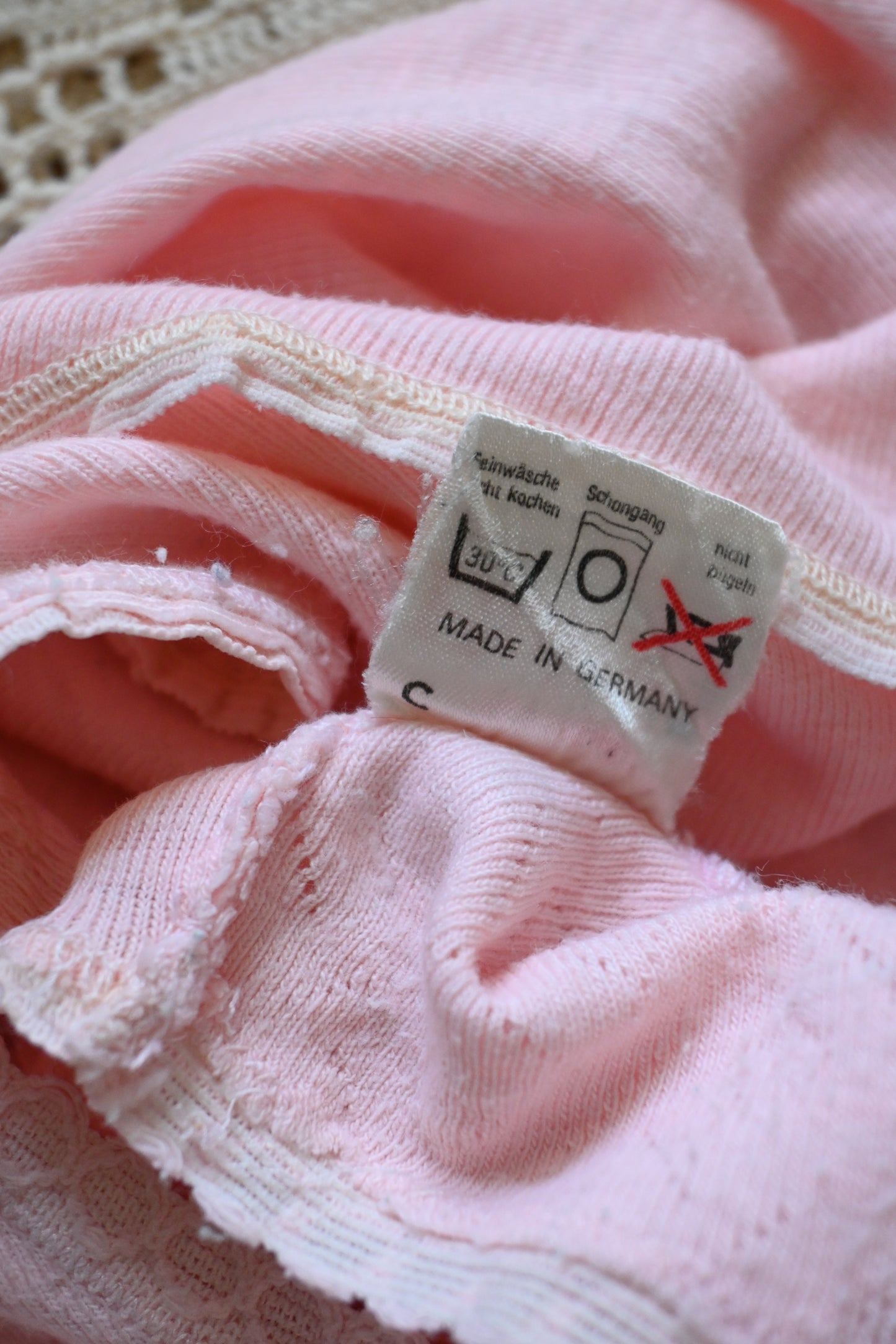 EURO Underwear knit top/PINK