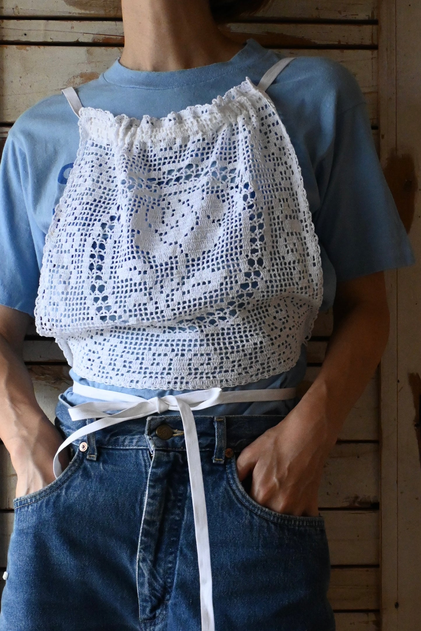Crochet lace tops/PONMOSIR
