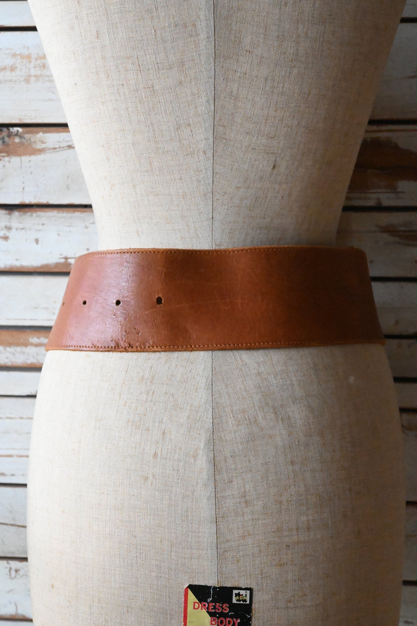 leather belt/BROWN