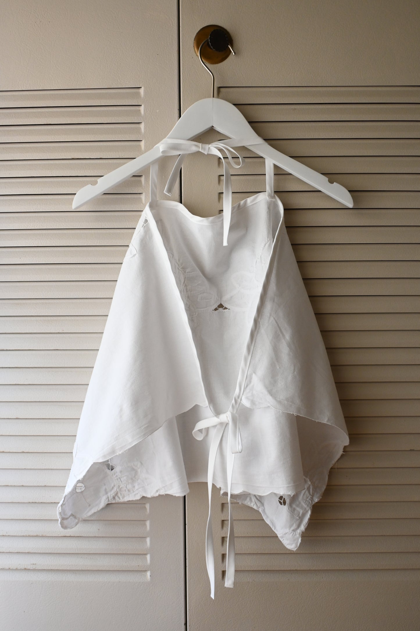 Cotton lace cami top/PONMOSIR