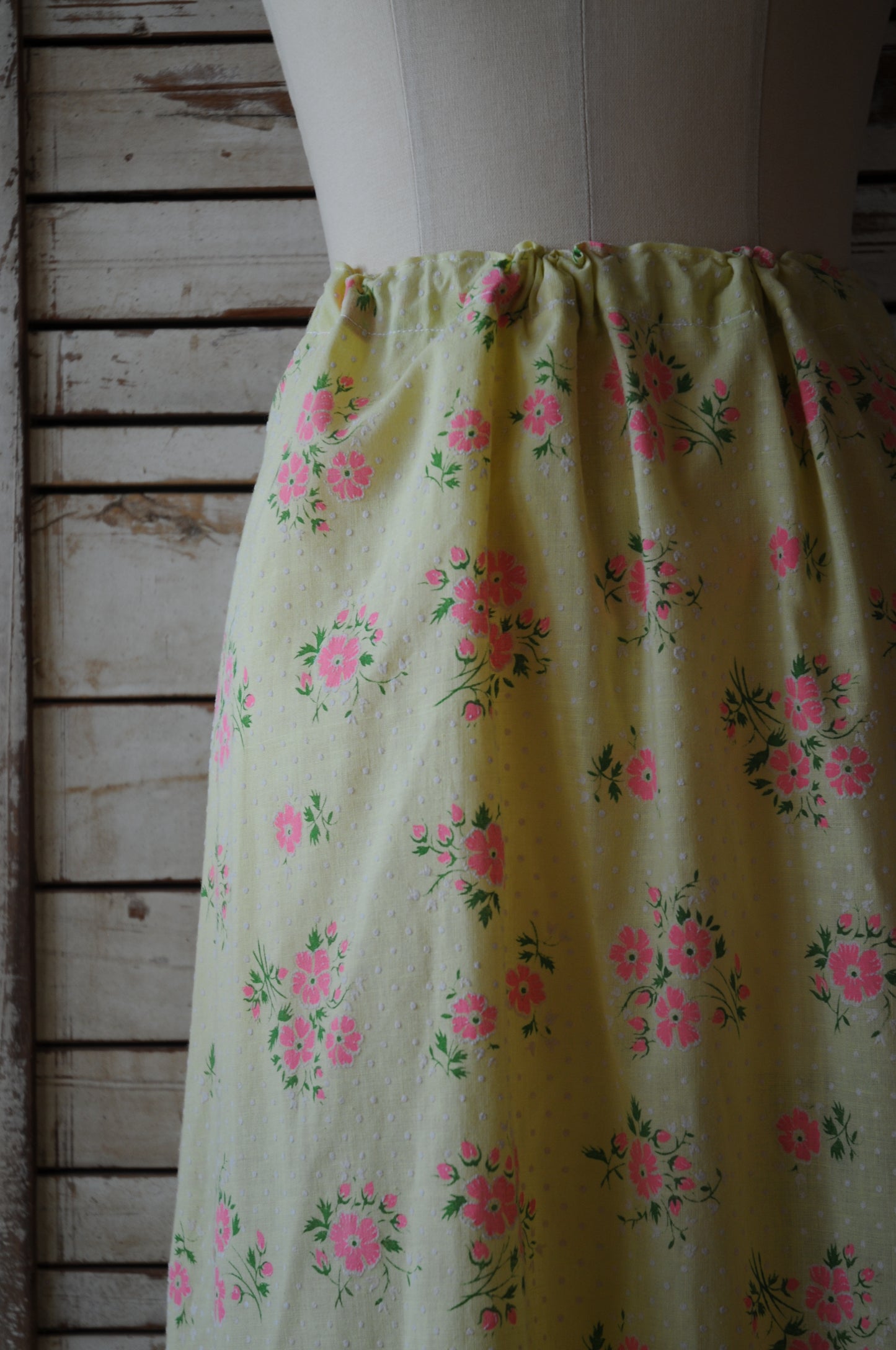 Flower pattern skirt/PONMOSIR