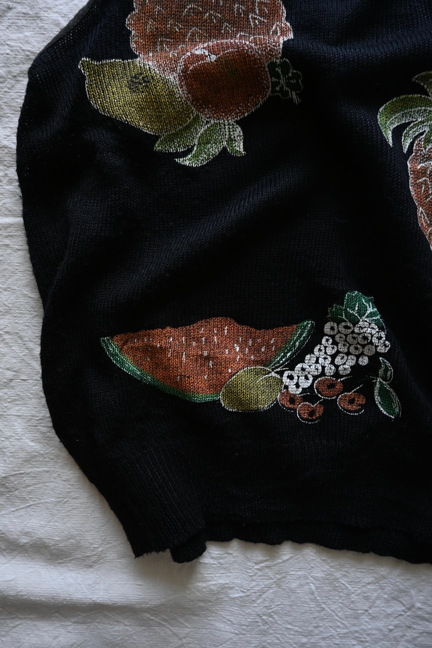 Fruits Knit/BLACK