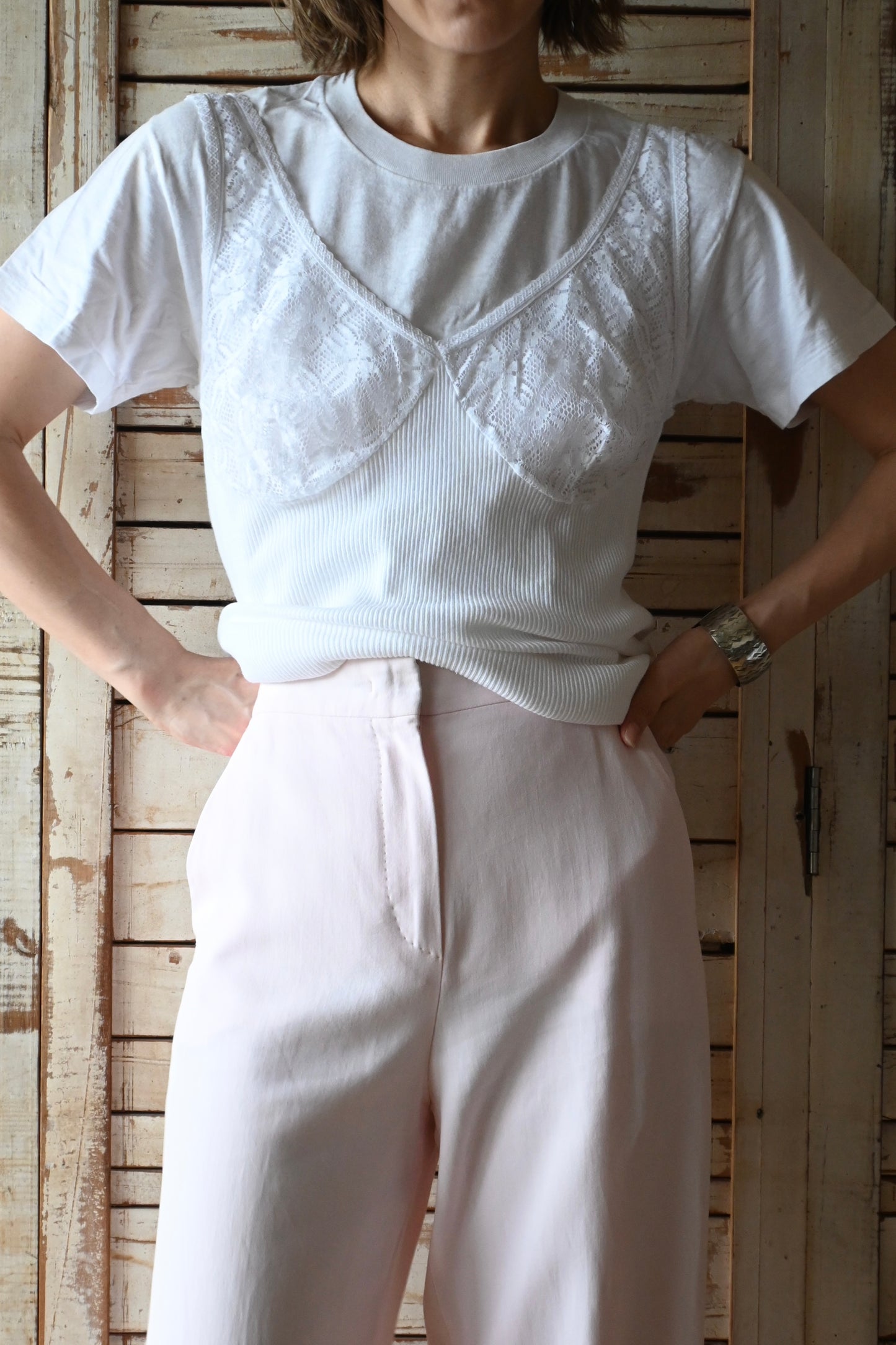 EURO Cotton lace camisole