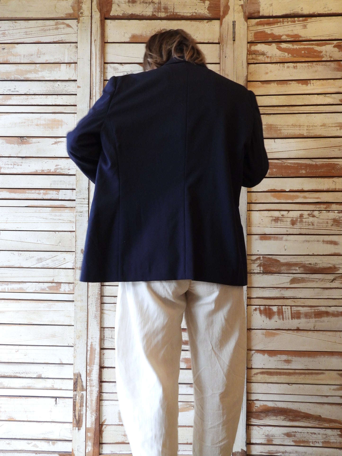 Burberrys prorsum wool jacket/NAVY