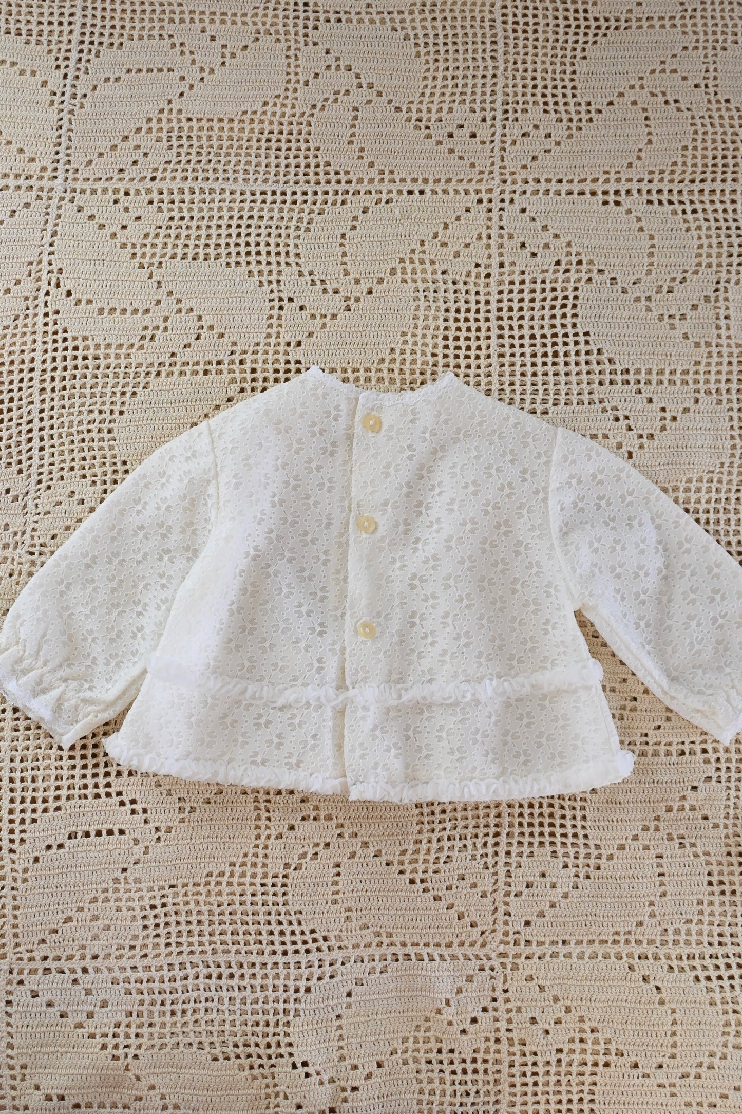 BABY Lace blouse/WHITE