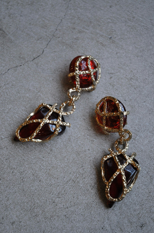 Bijou earring/RED