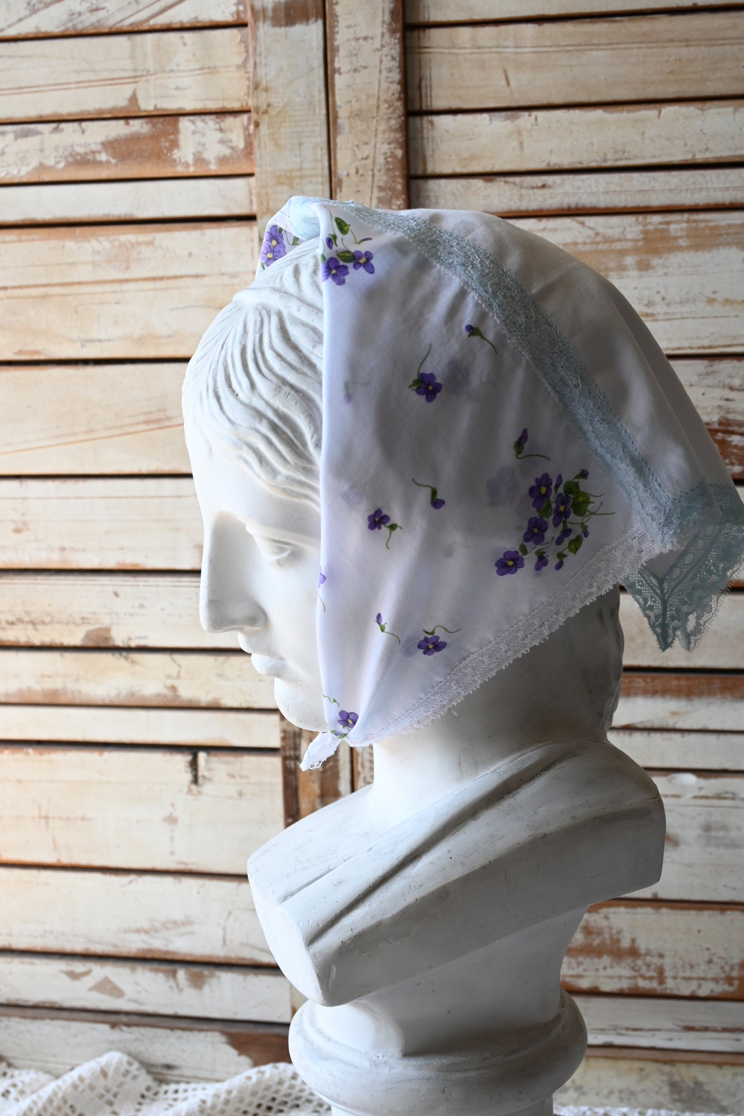 Flower handkerchief scarf/PONMOSIR