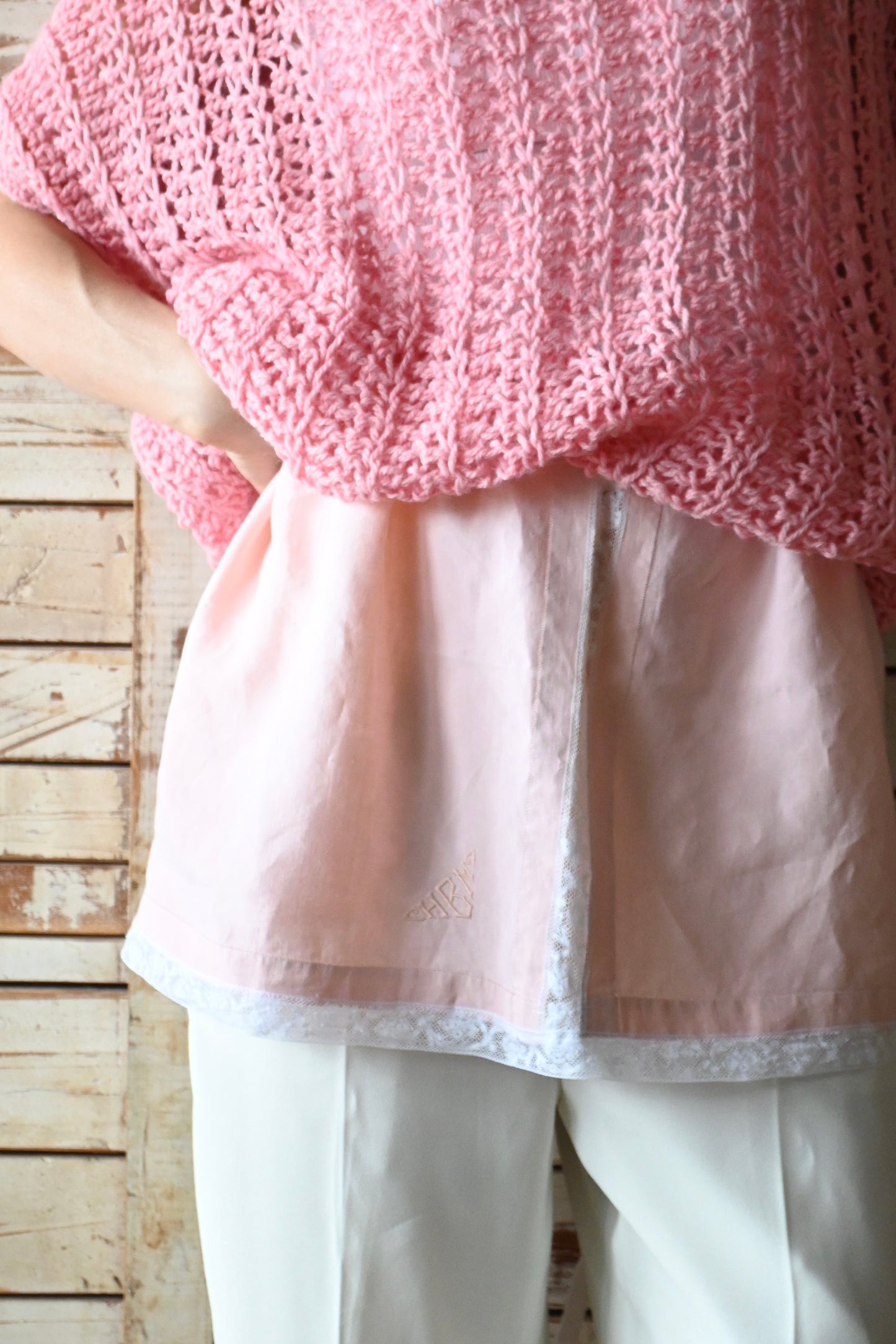 Cotton lace wrap/PONMOSIR