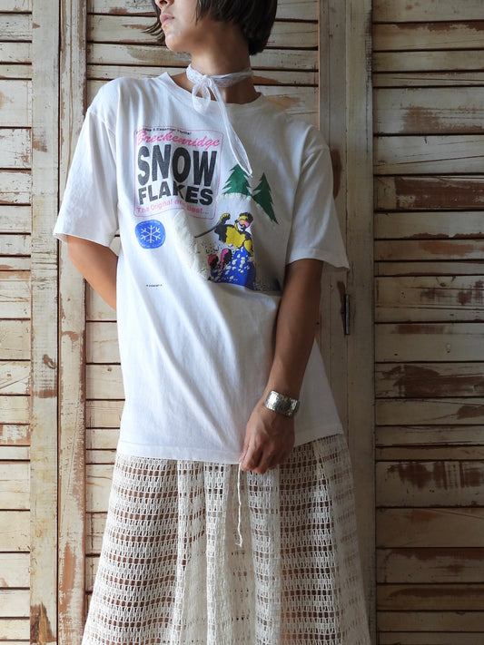 80's-90's Tee/SNOW FLAKES