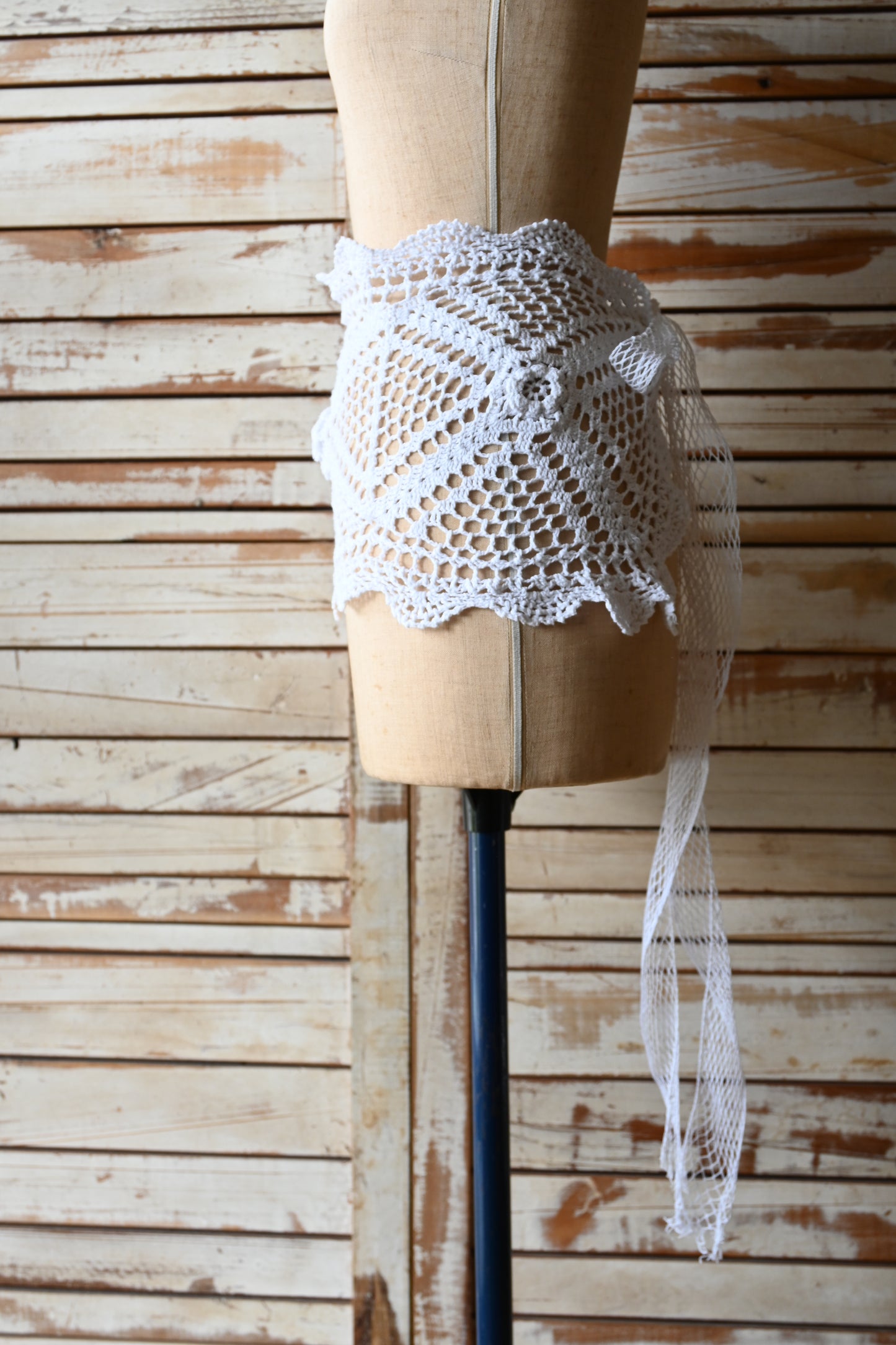 Crochet lace wrap/PONMOSIR