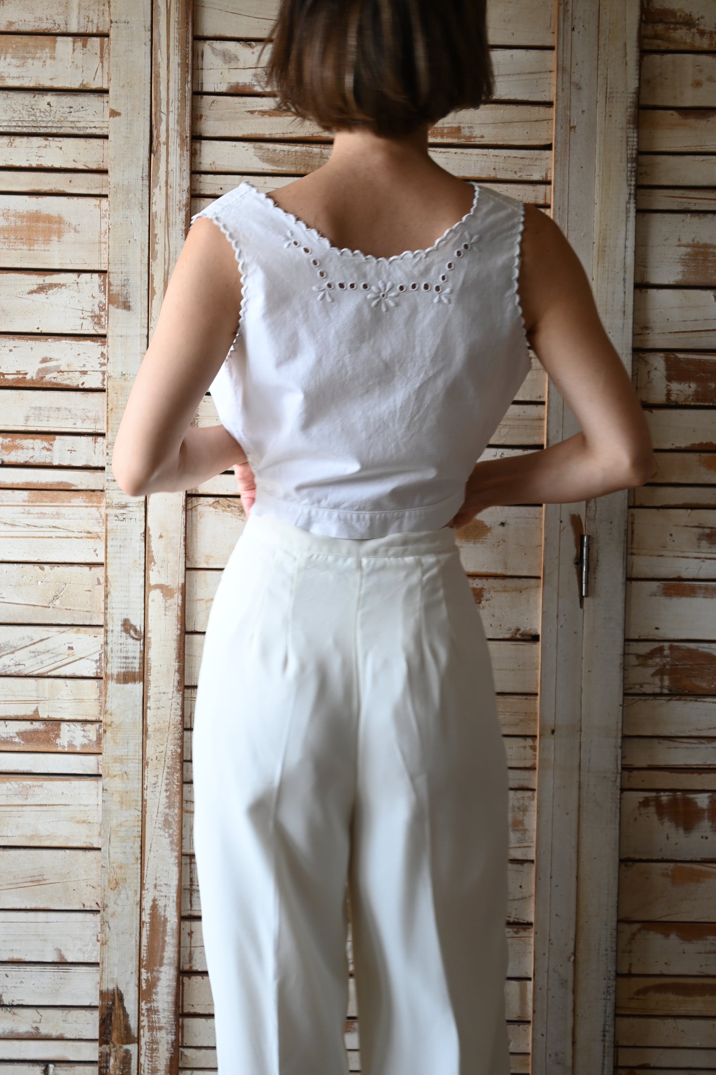 Corset cover/WHITE