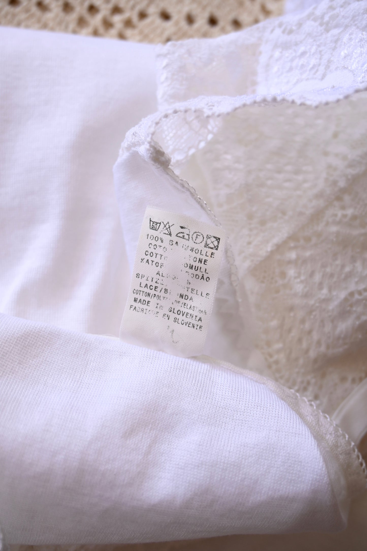 EURO Cotton lace camisole