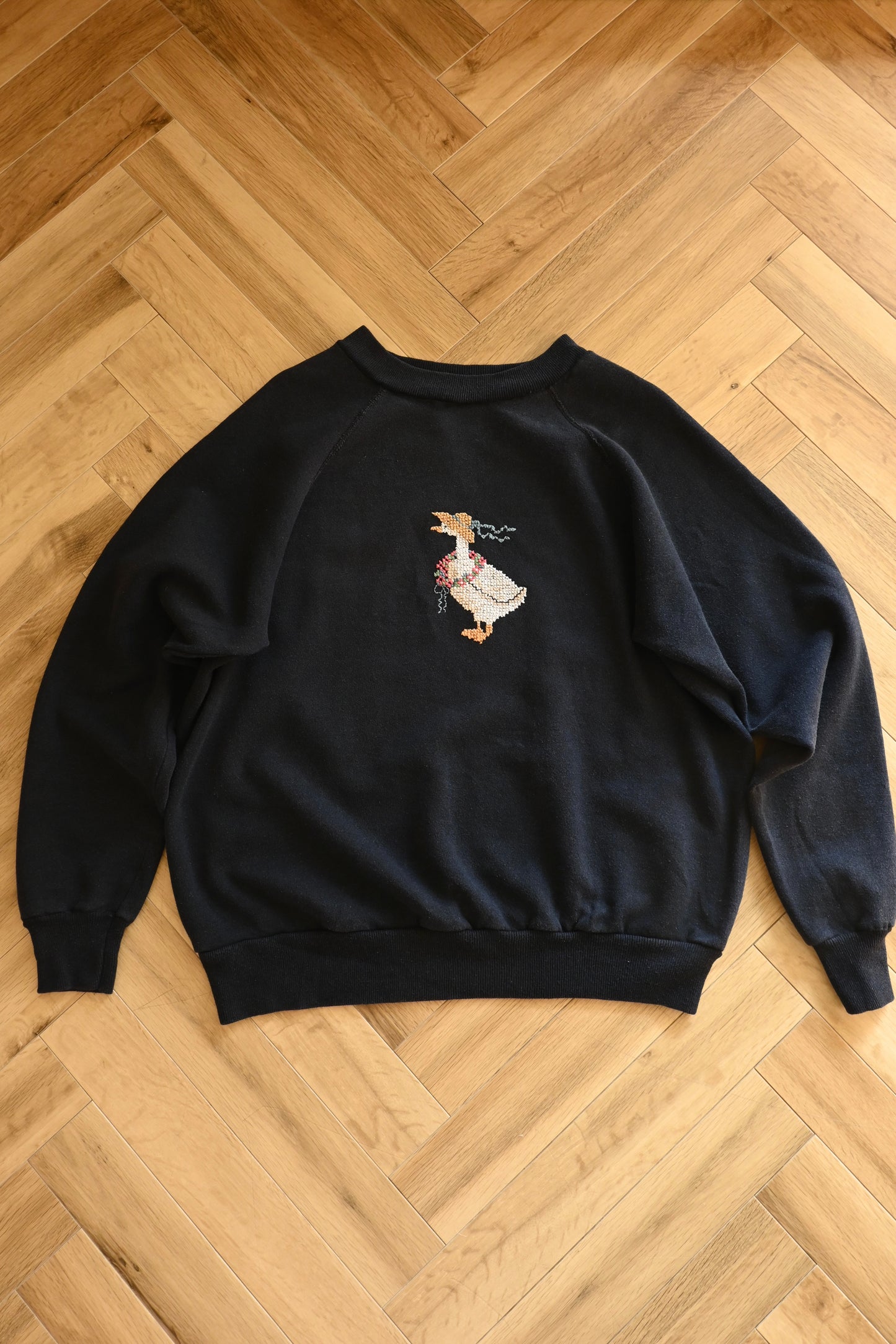 '90s Sweat shirt/Lovely duck