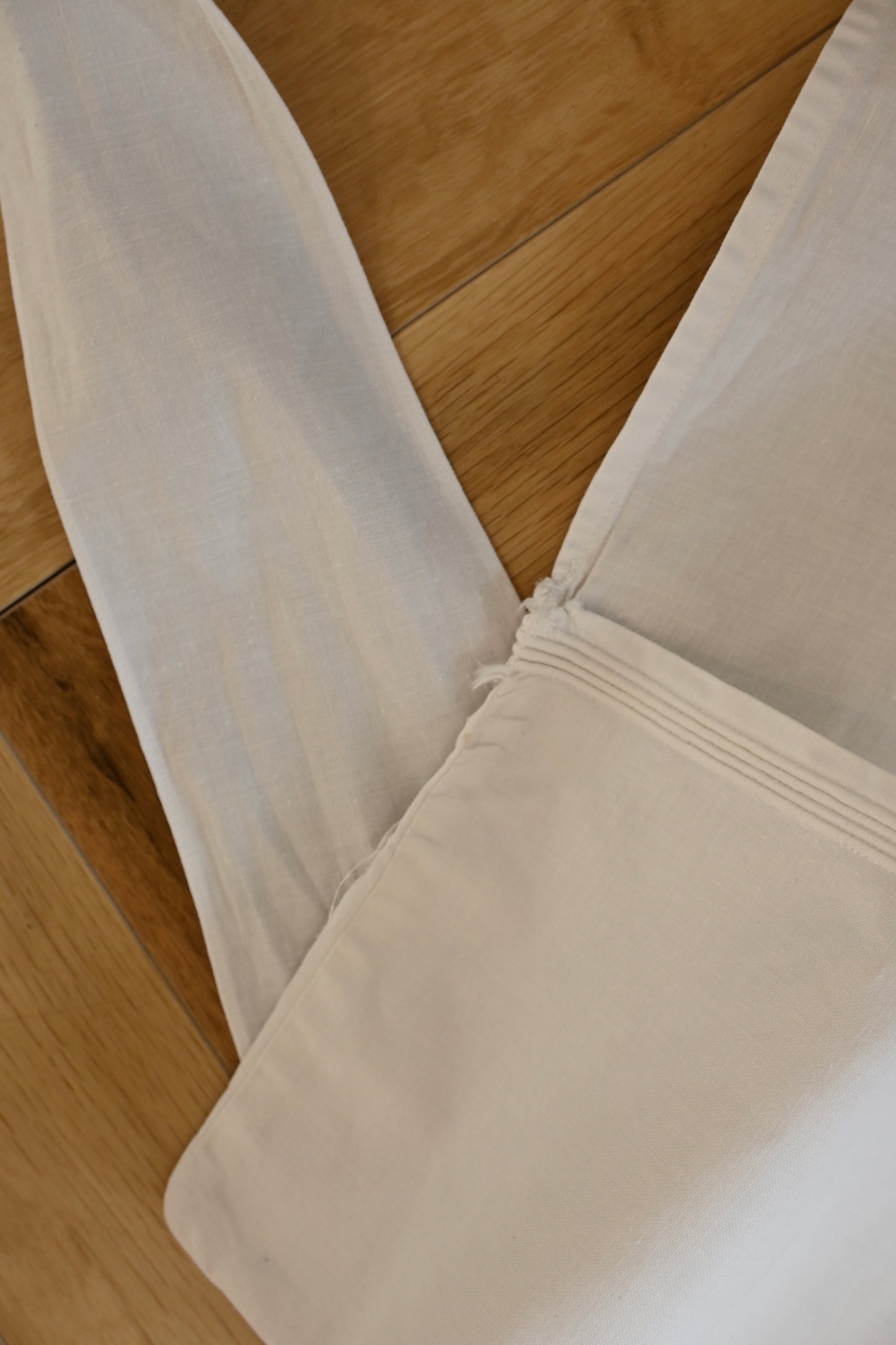 EURO Cotton lace apron/WHITE