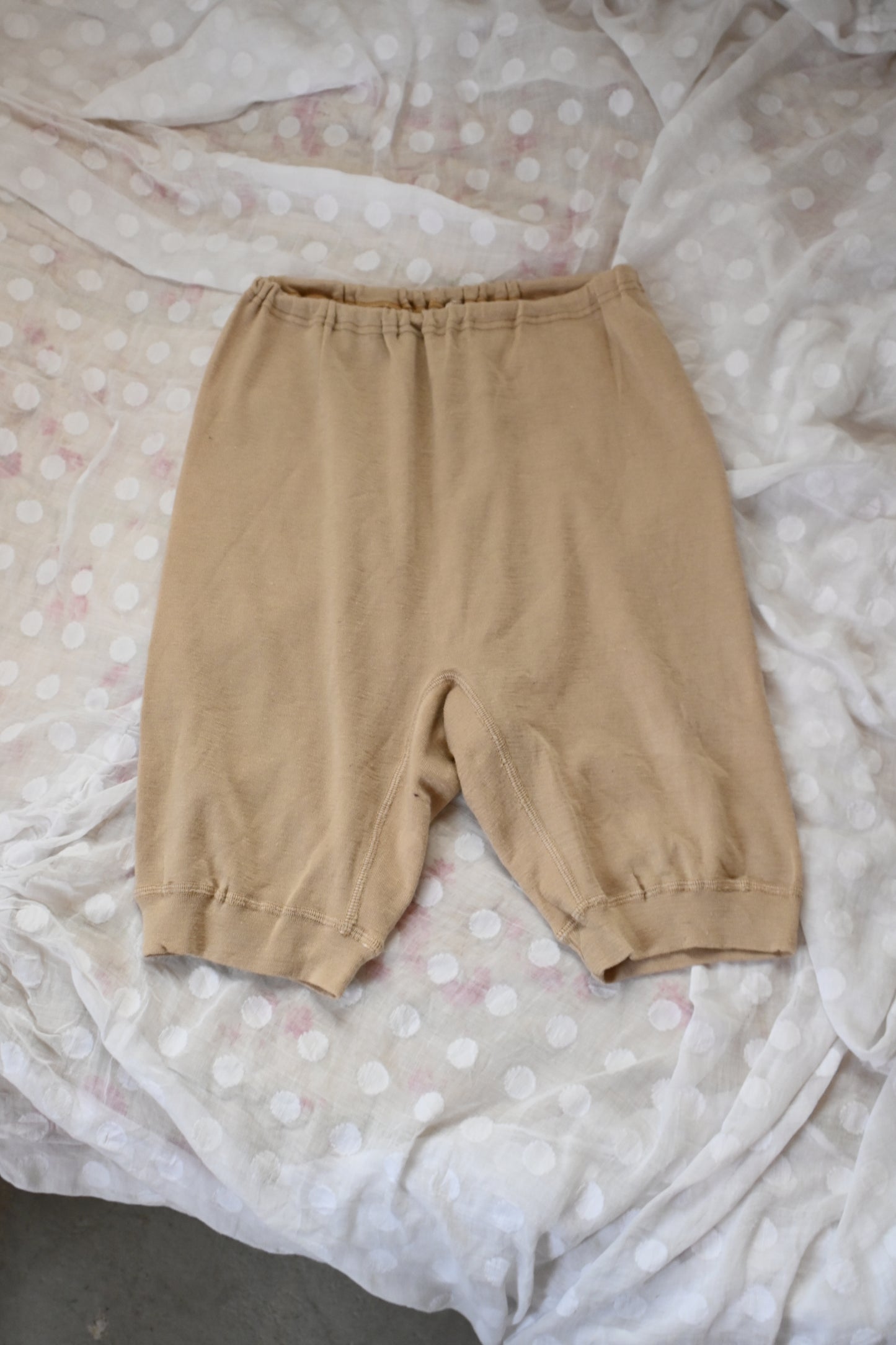 EURO Knit underwear shorts/CAMEL