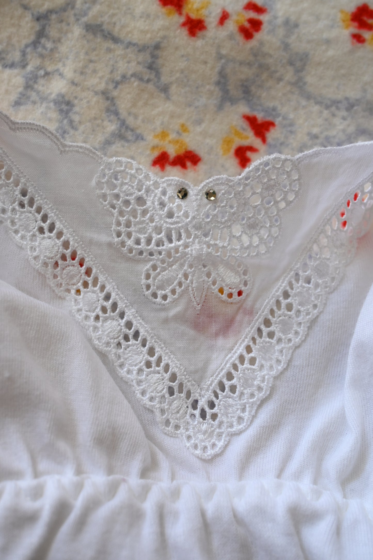 Kid's Cotton lace camisole