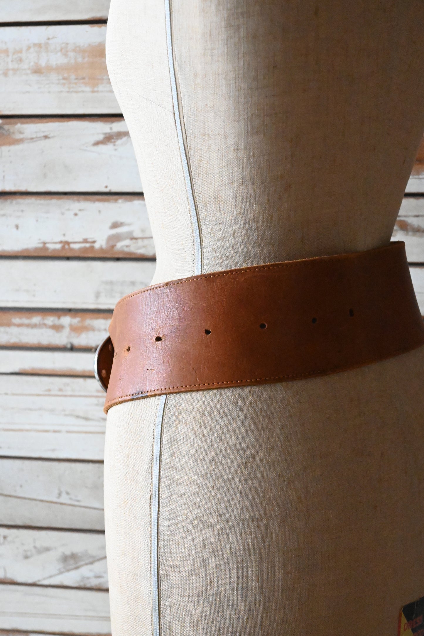 leather belt/BROWN