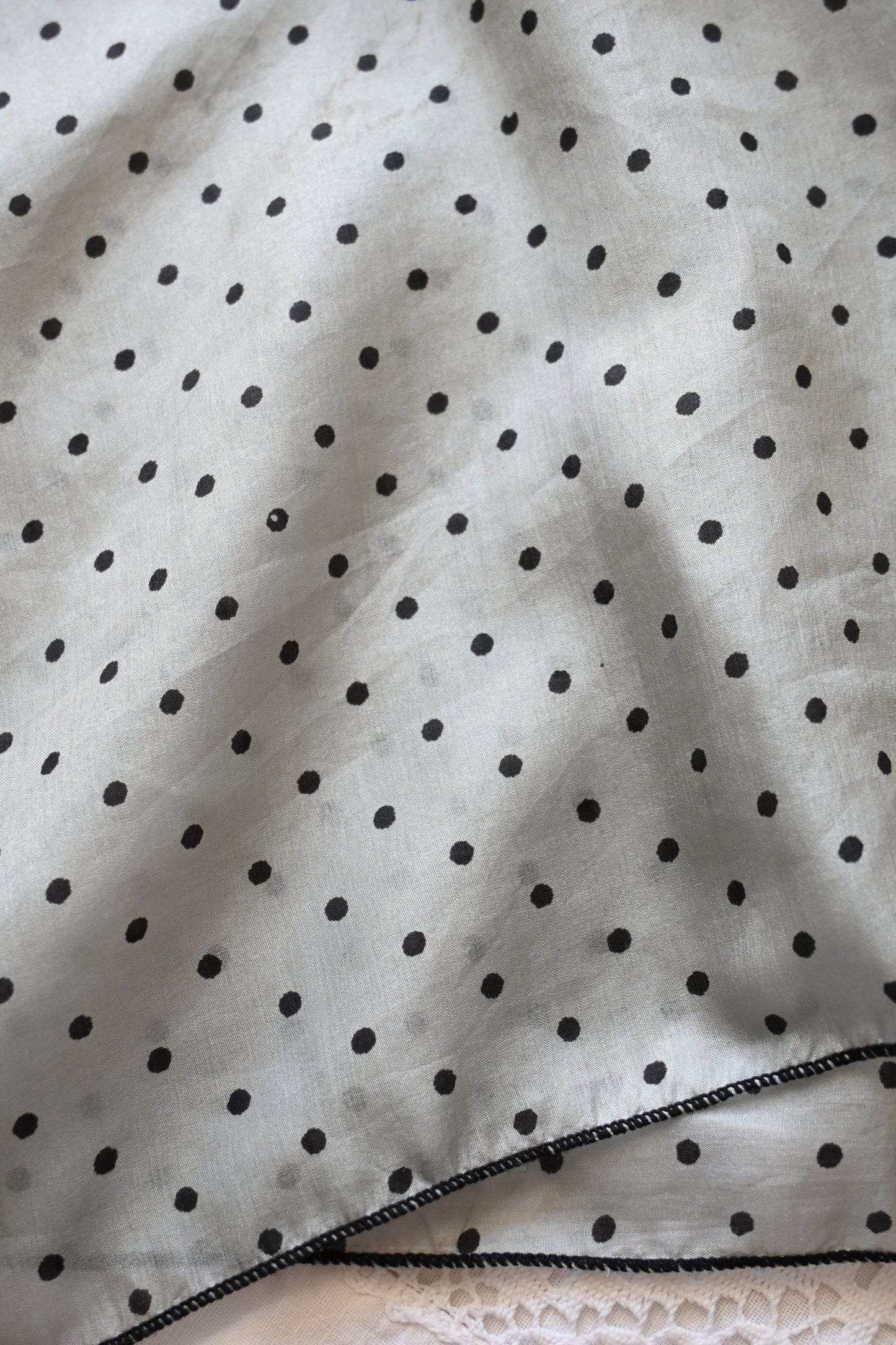 Vintage silk scarf/DOT