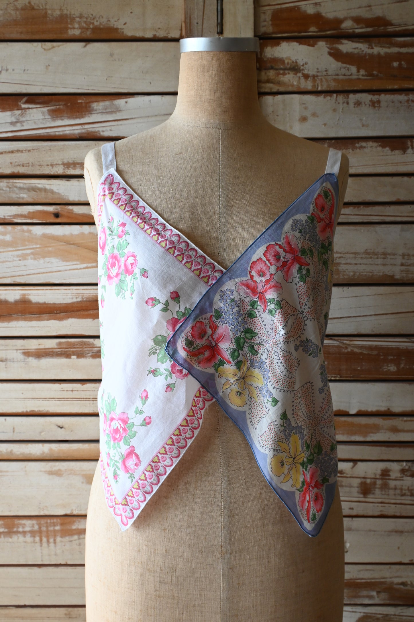 Flower handkerchief camisole/PONMOSIR